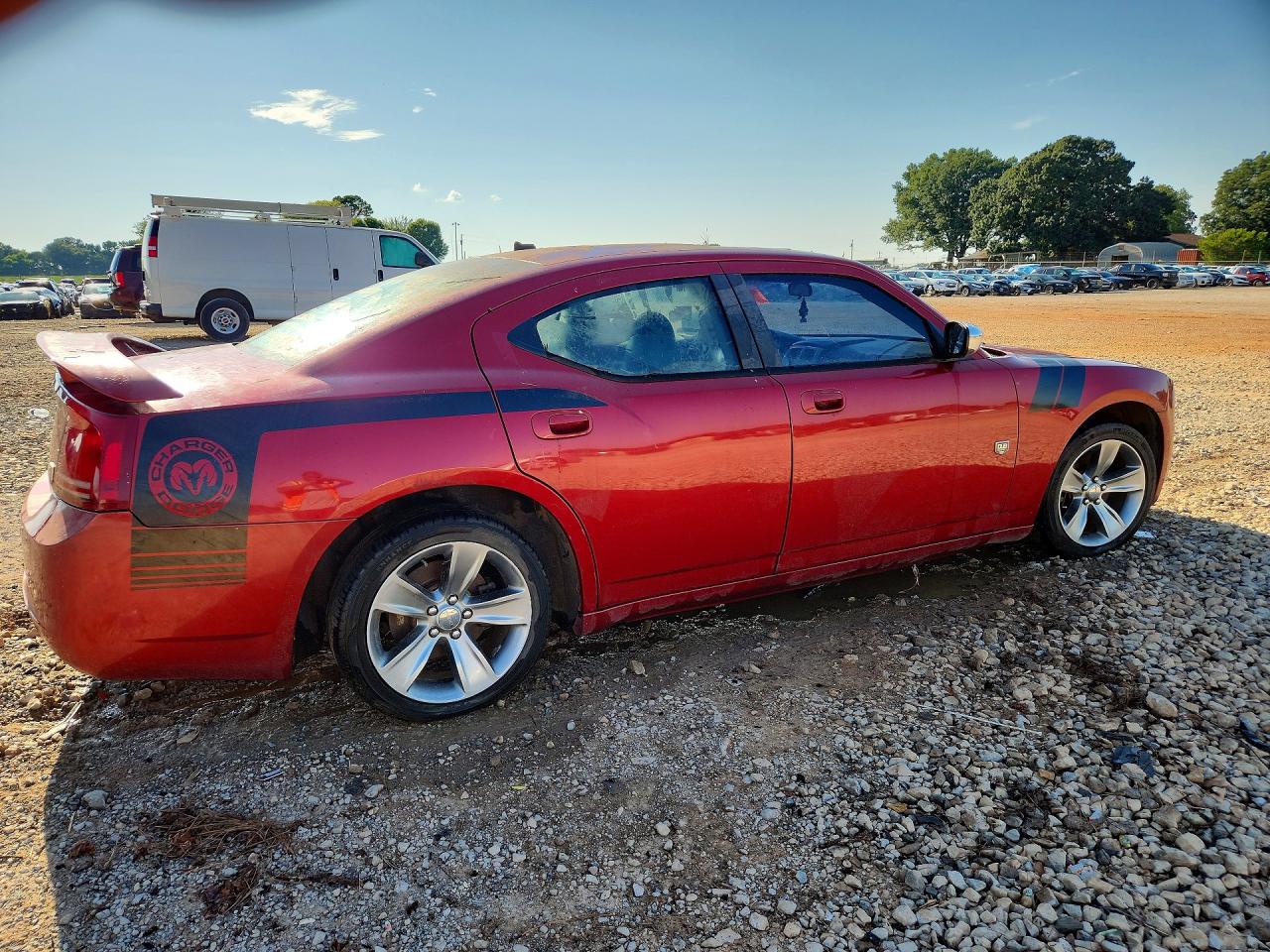 2007 Dodge Charger Se Red vin: 2B3KA43R07H695787