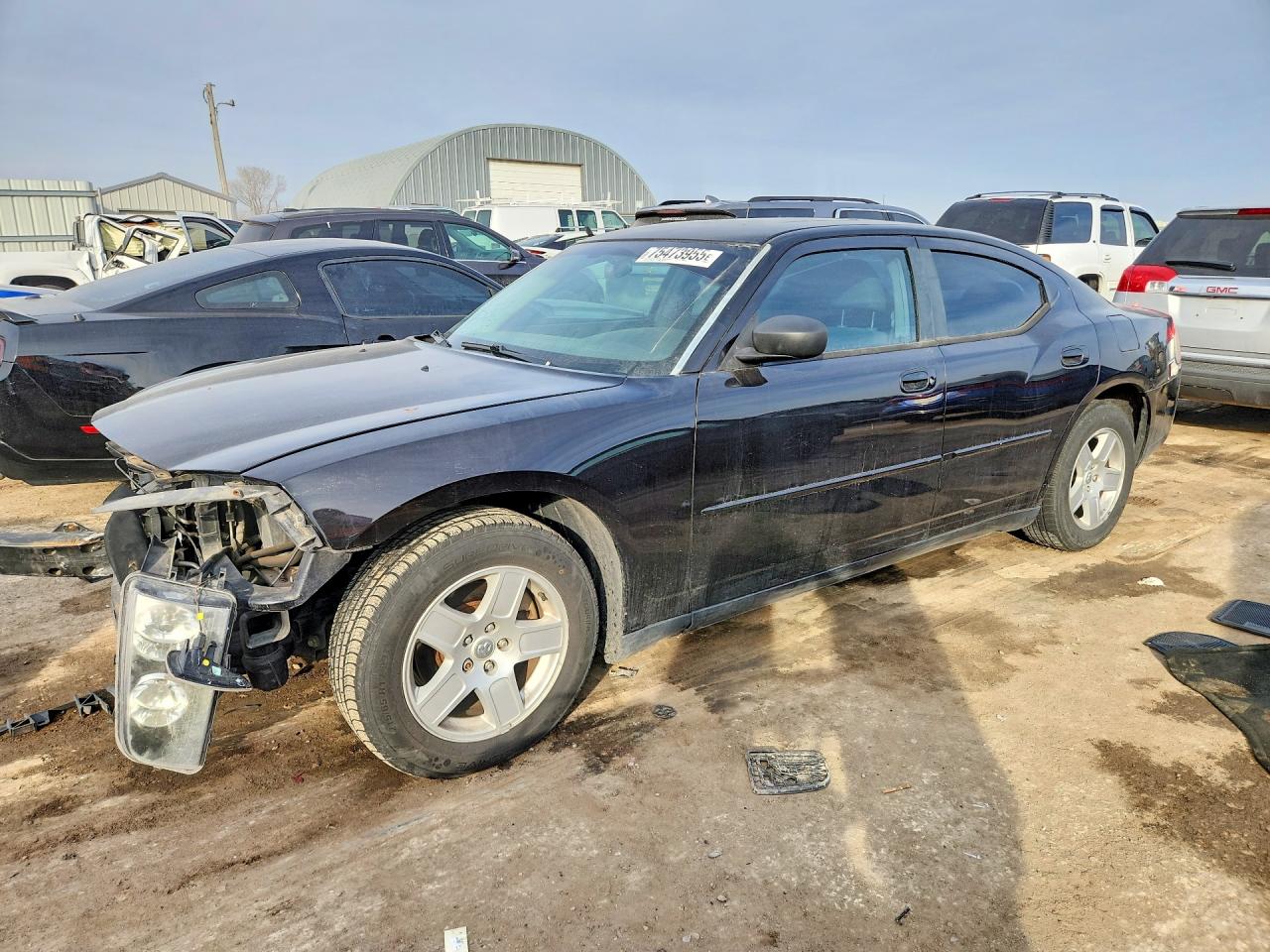 2007 Dodg Charger Black vin: 2B3KA43R07H869938