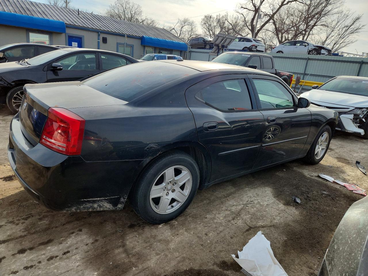 2007 Dodg Charger Black vin: 2B3KA43R07H869938