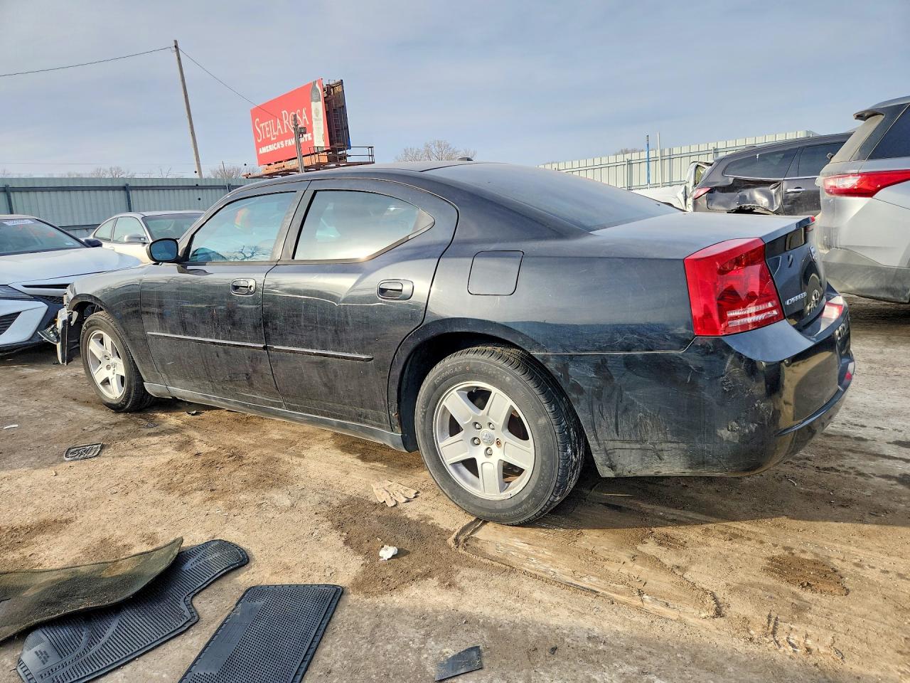 2007 Dodg Charger Black vin: 2B3KA43R07H869938