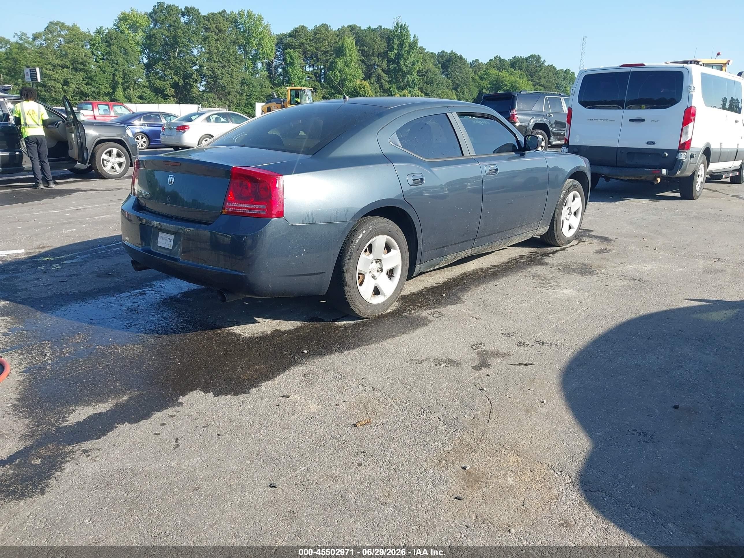 2008 Dodge Charger   Gray vin: 2B3KA43R08H110577