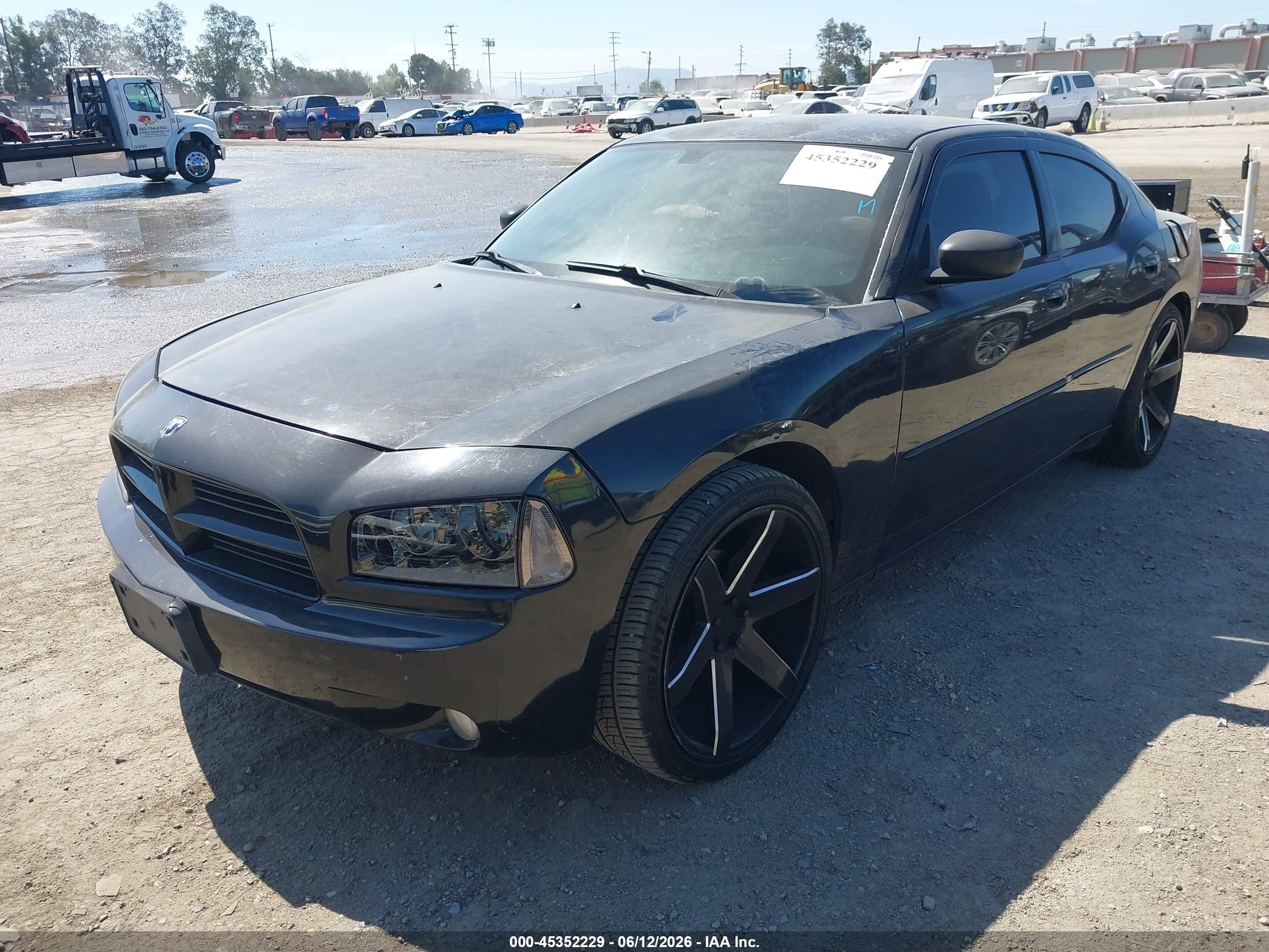 2006 Dodge Charger   Black vin: 2B3KA43R16H448129