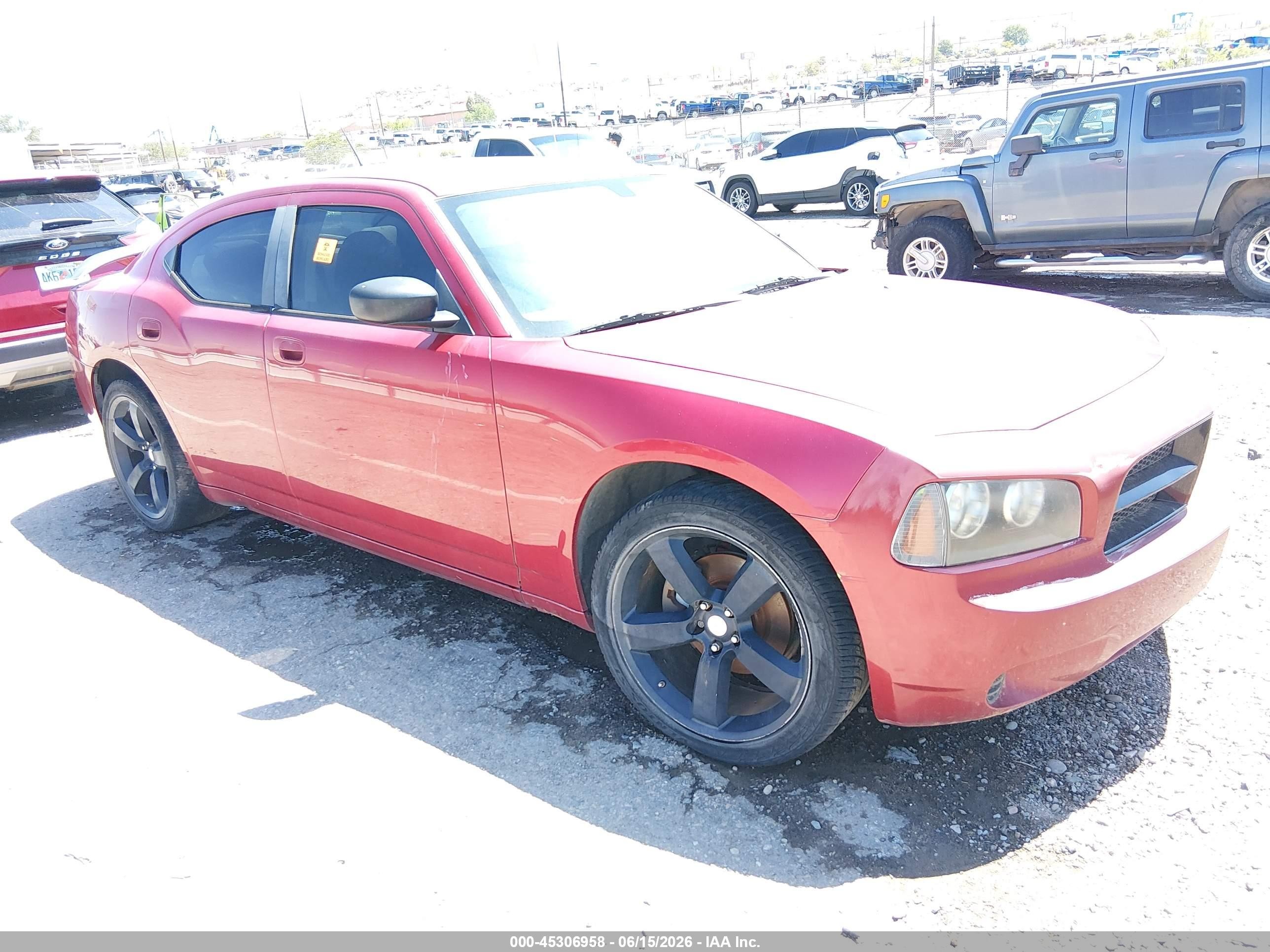 2008 Dodge Charger   Maroon vin: 2B3KA43R18H162025