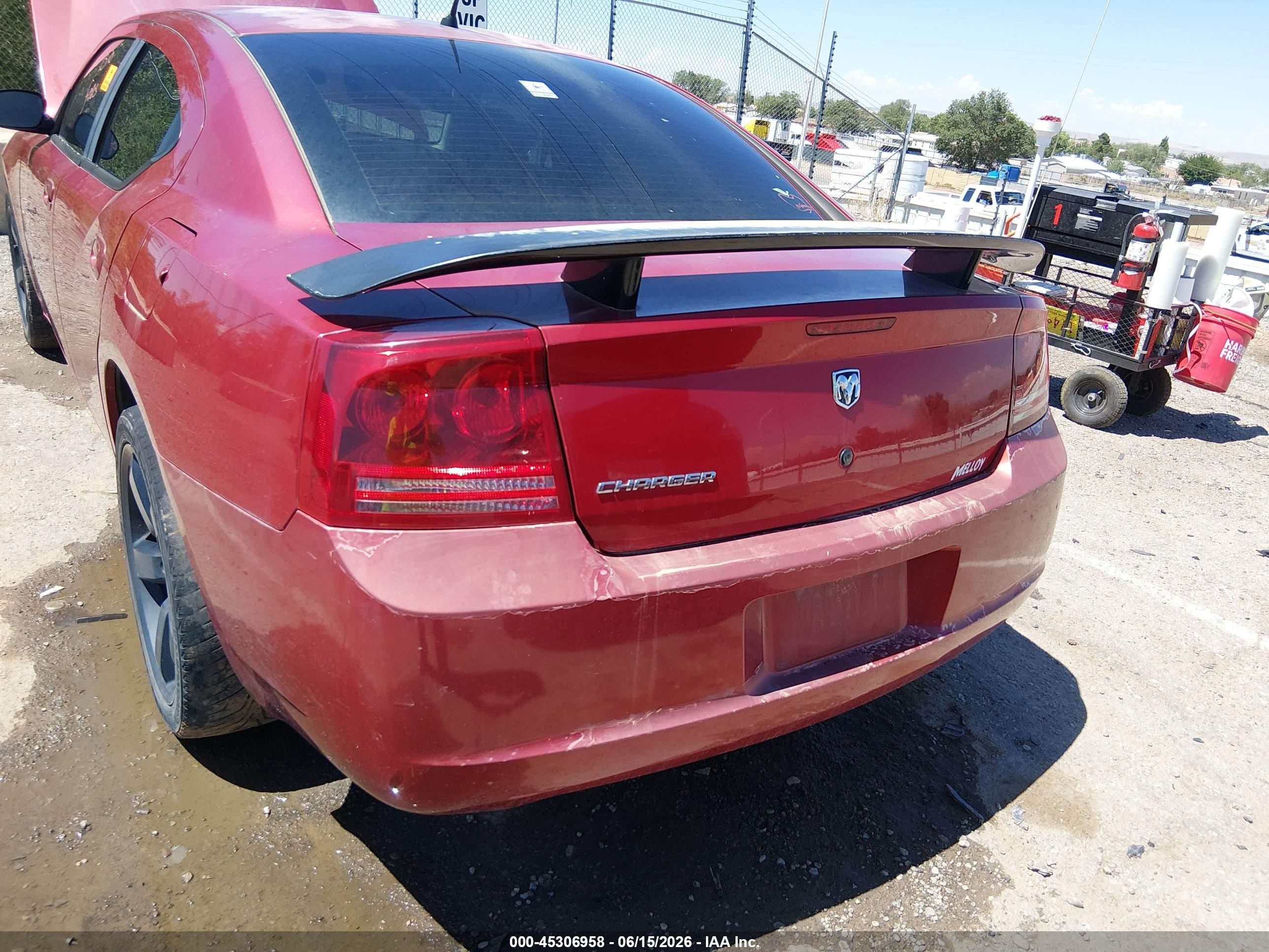 2008 Dodge Charger   Maroon vin: 2B3KA43R18H162025