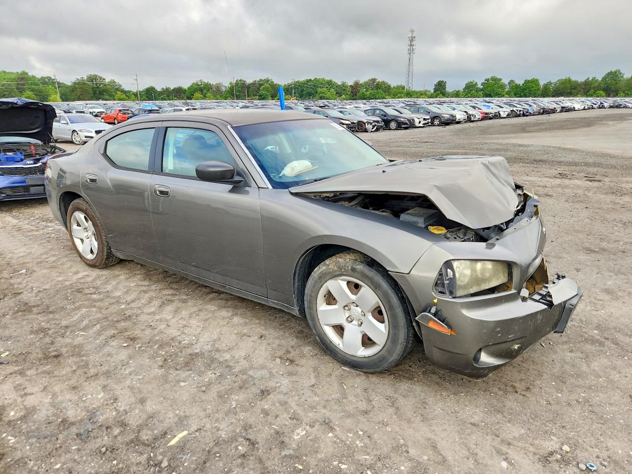 2008 Dodge Charger Gray vin: 2B3KA43R18H170903