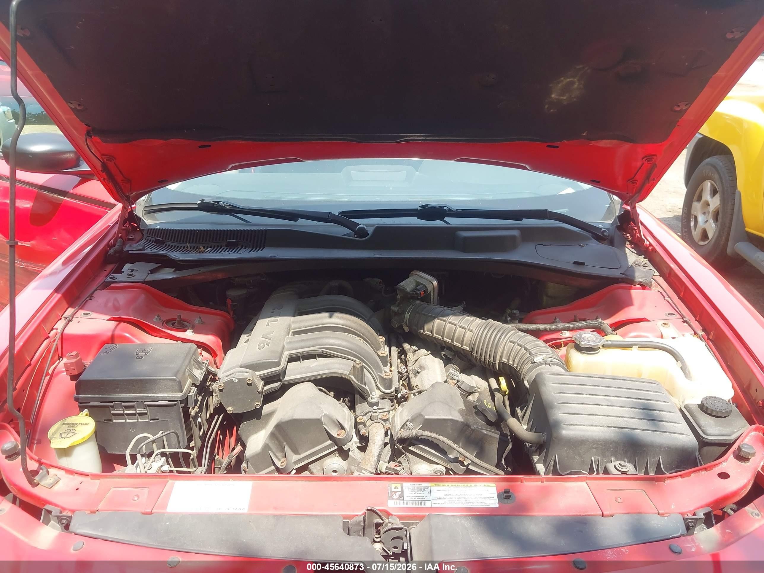2008 Dodge Charger Красный vin: 2B3KA43R18H185191