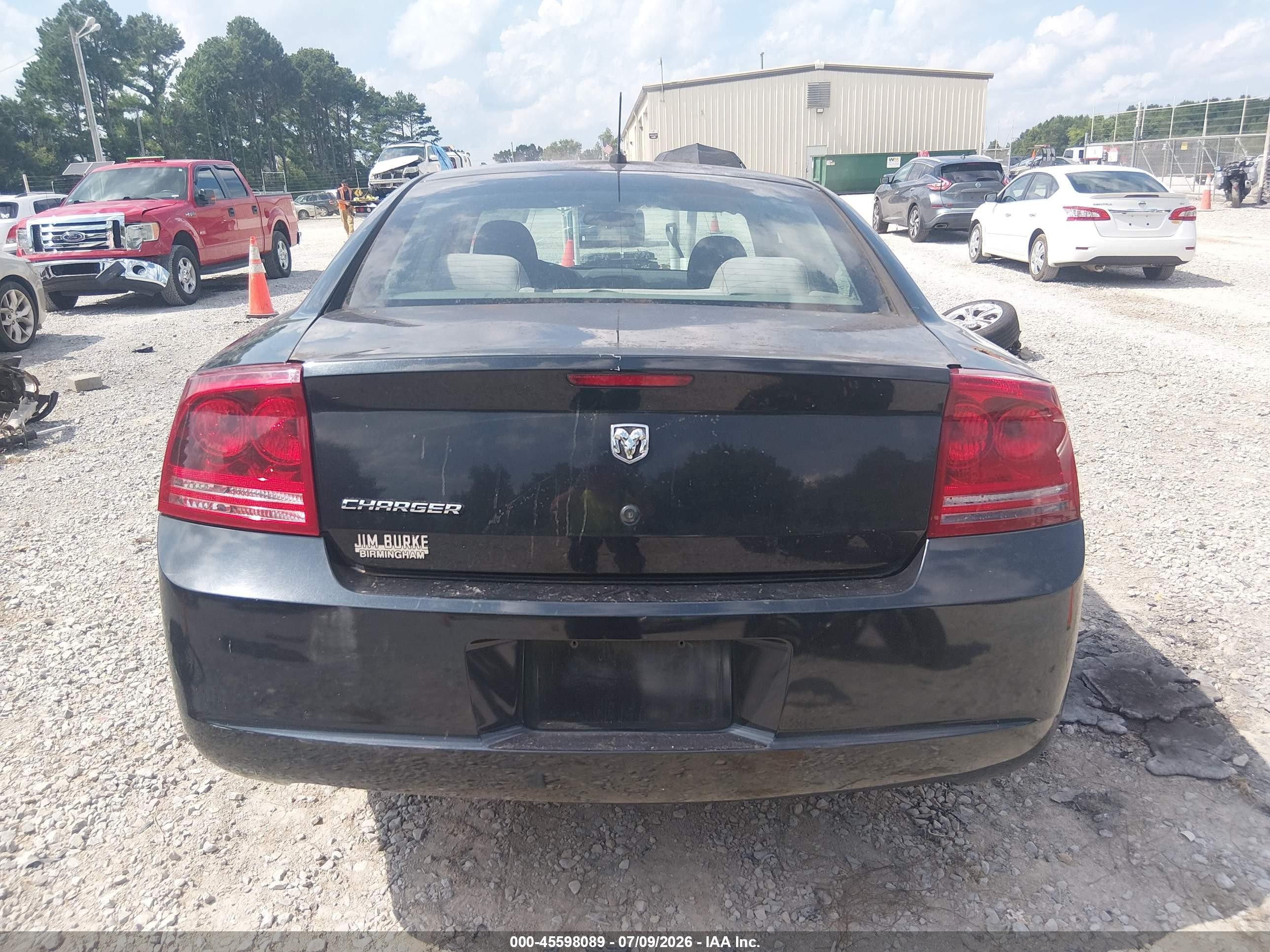 2008 Dodge Charger   Black vin: 2B3KA43R18H204922