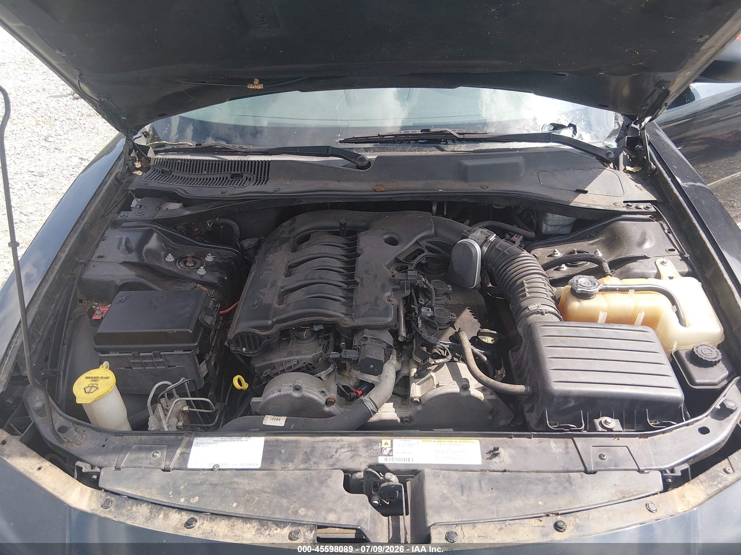 2008 Dodge Charger   Black vin: 2B3KA43R18H204922