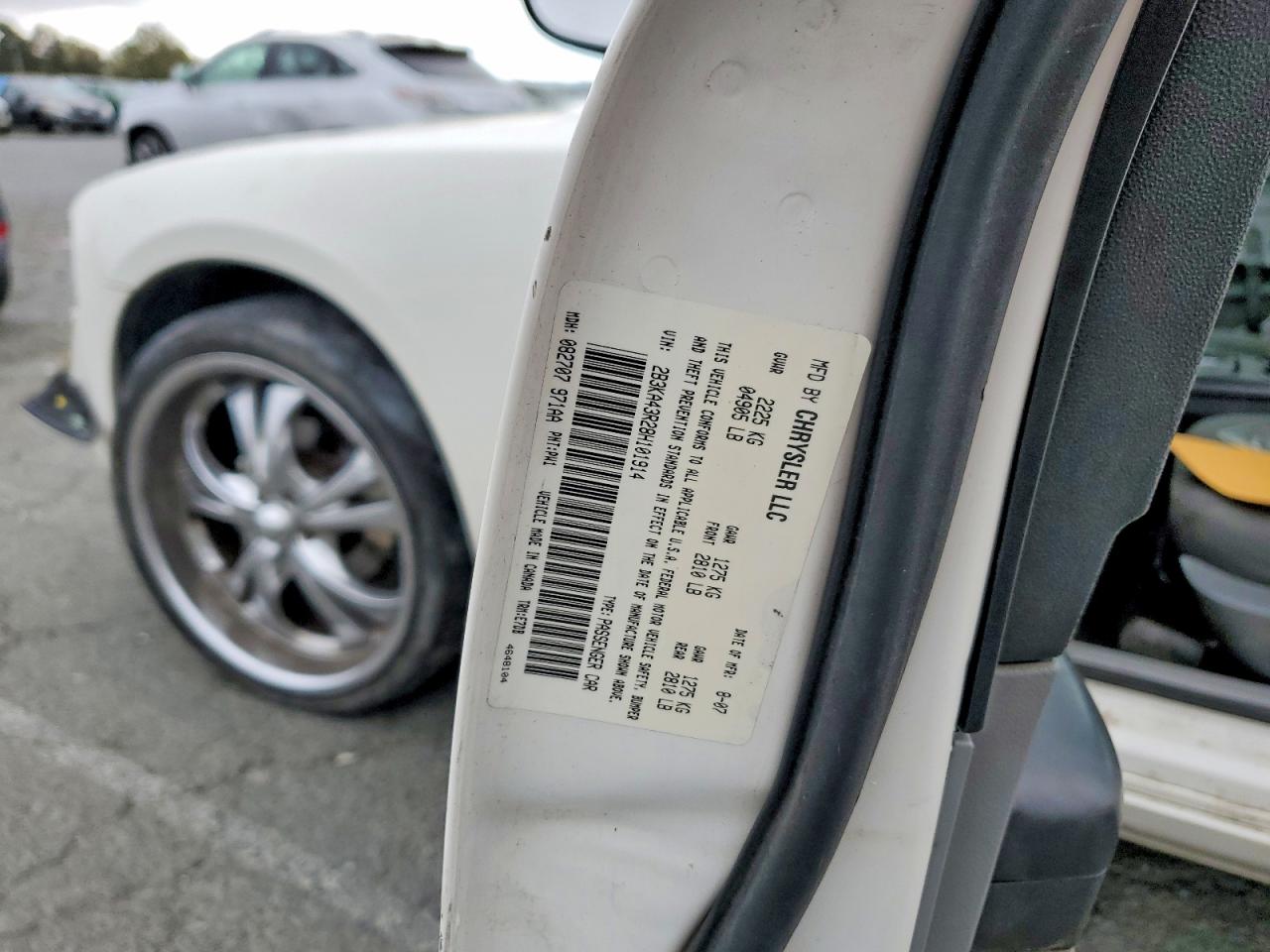 2008 Dodge Charger Белый vin: 2B3KA43R28H101914