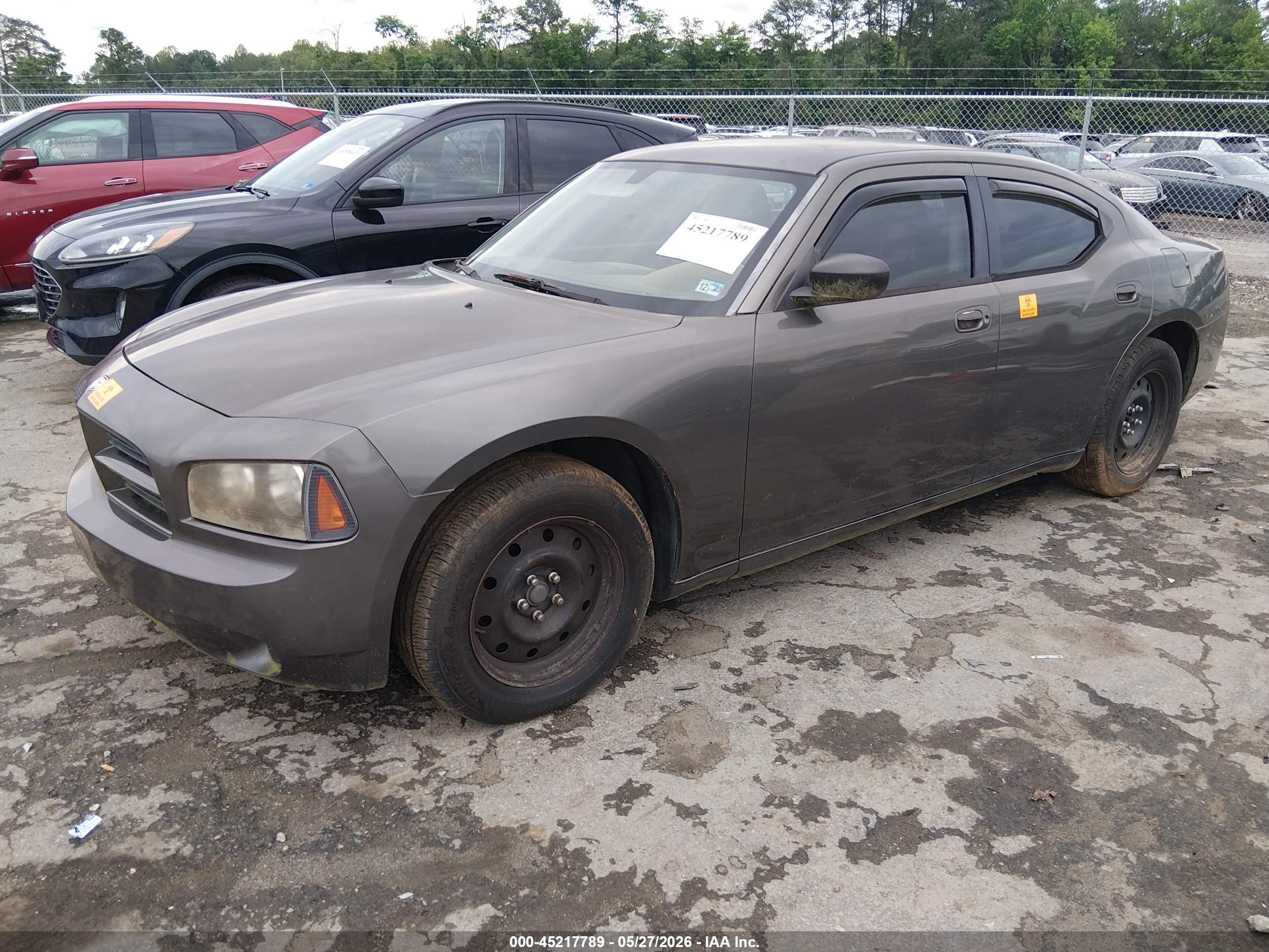 2008 Dodge Charger   Gray vin: 2B3KA43R28H162728