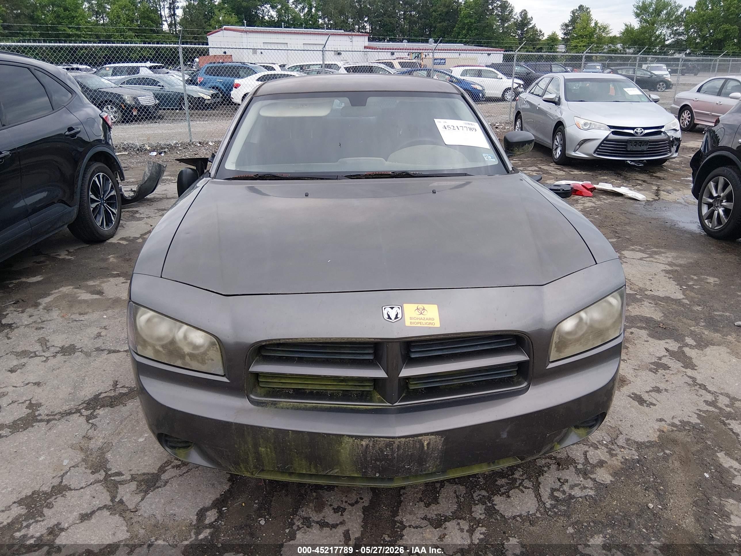 2008 Dodge Charger   Gray vin: 2B3KA43R28H162728