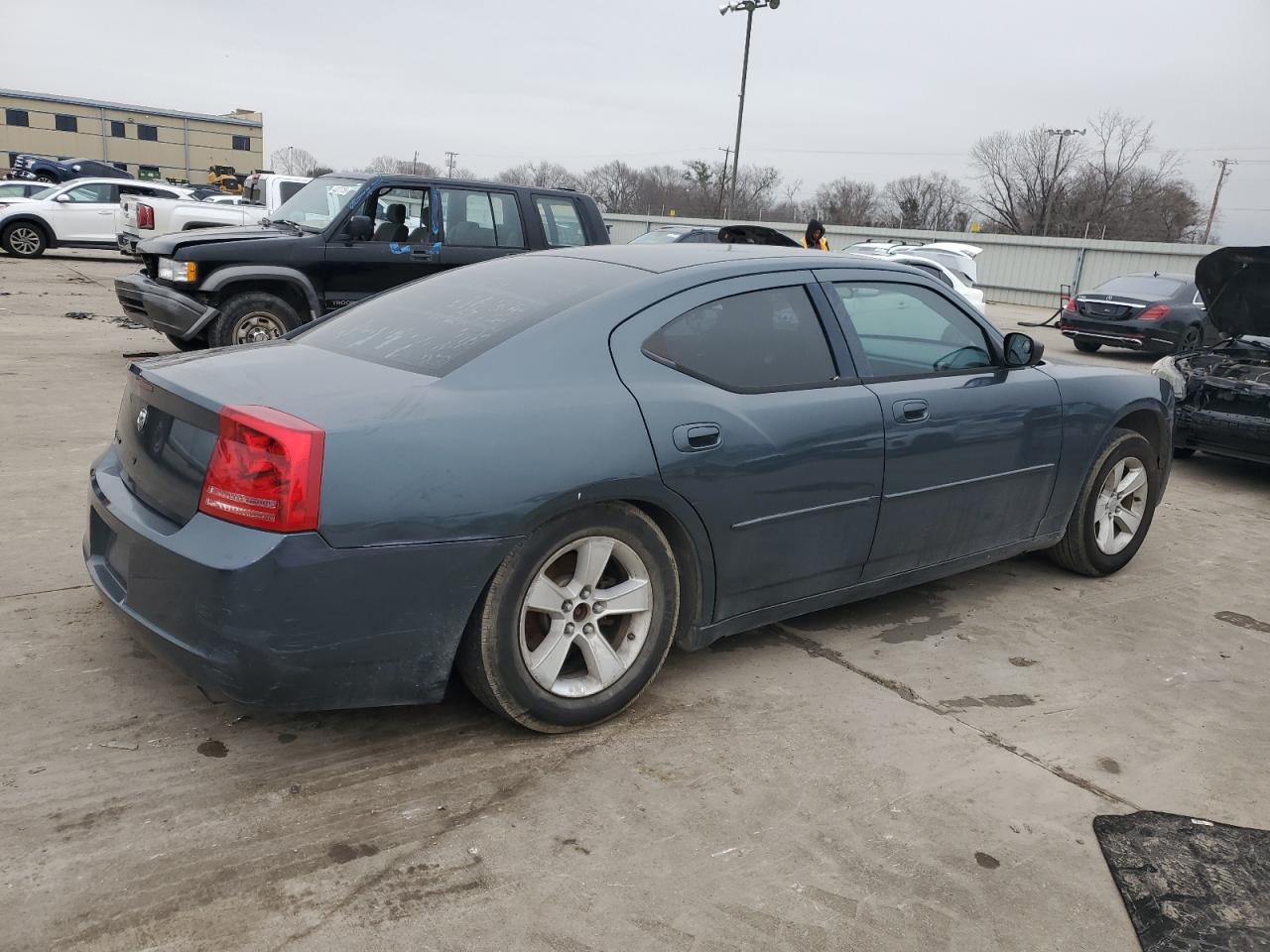 2007 Dodge Charger Se Gray vin: 2B3KA43R37H750412