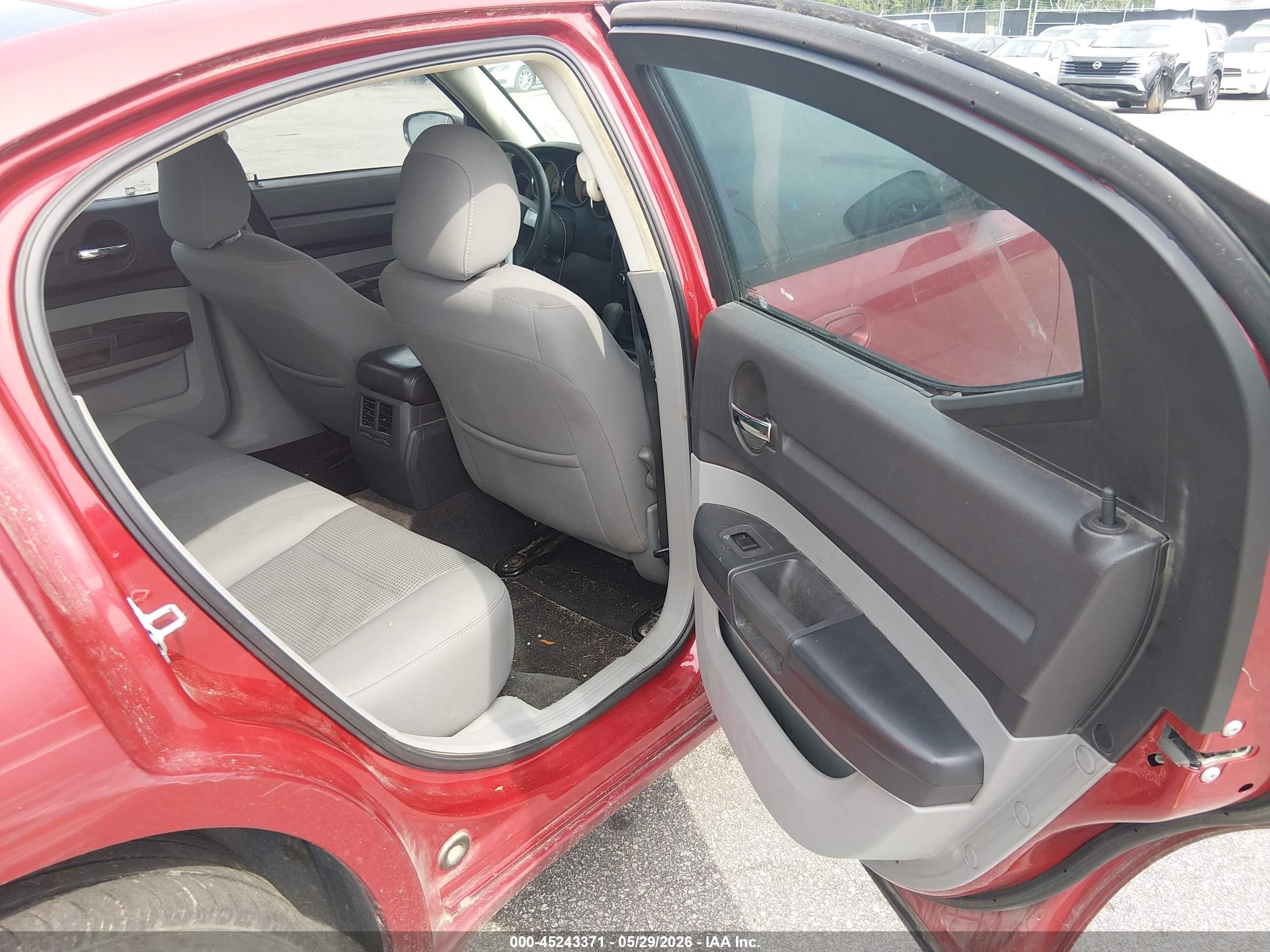 2008 Dodge Charger   Бордовый vin: 2B3KA43R38H161376