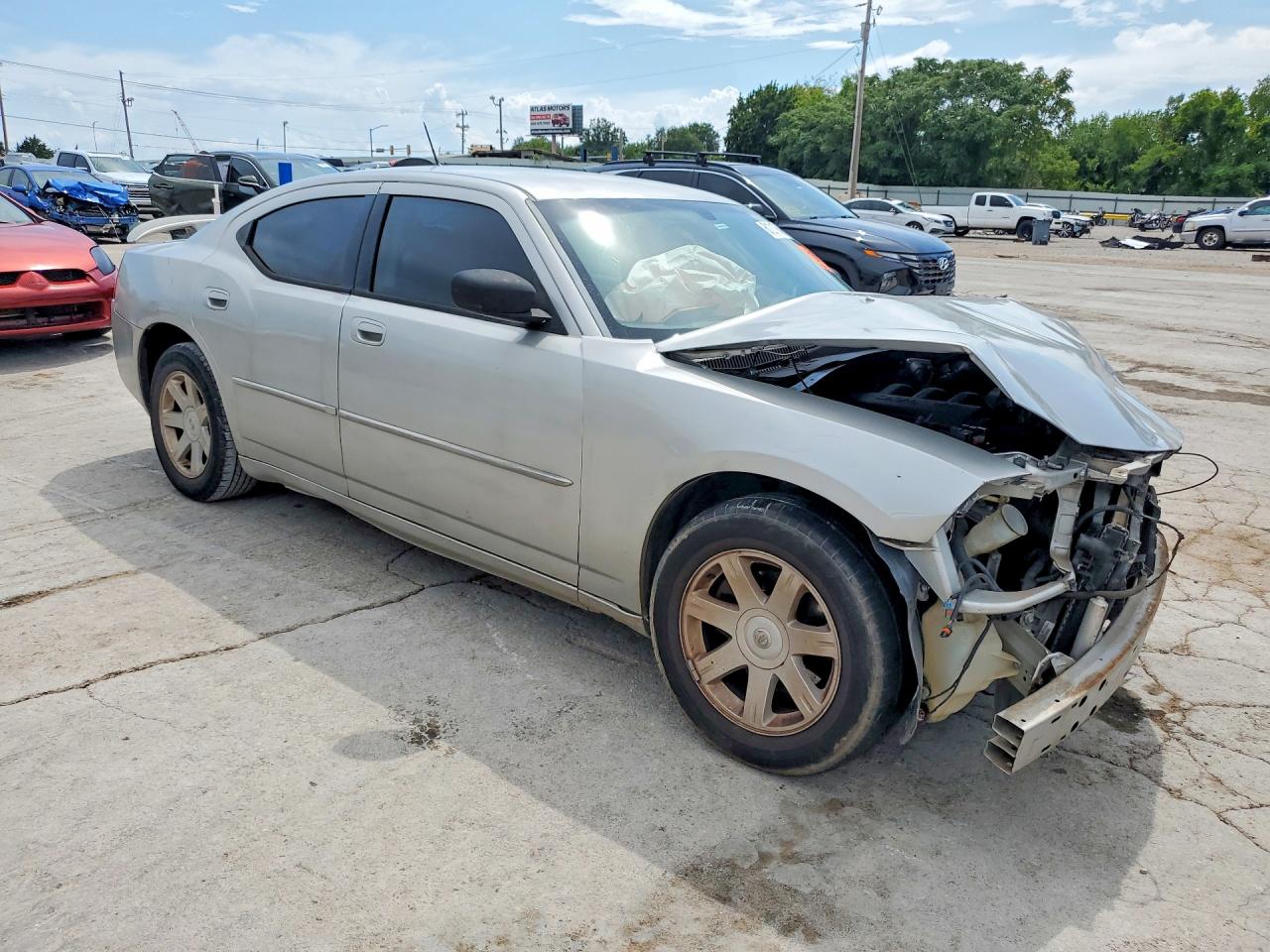 2008 Dodge Charger Silver vin: 2B3KA43R38H195933