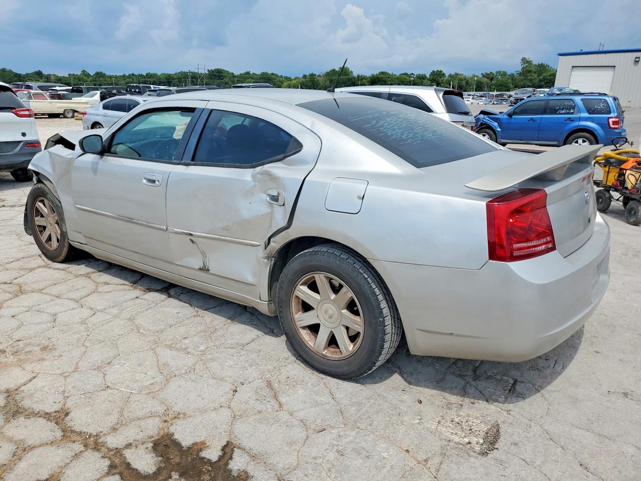 2008 Dodge Charger Silver vin: 2B3KA43R38H195933