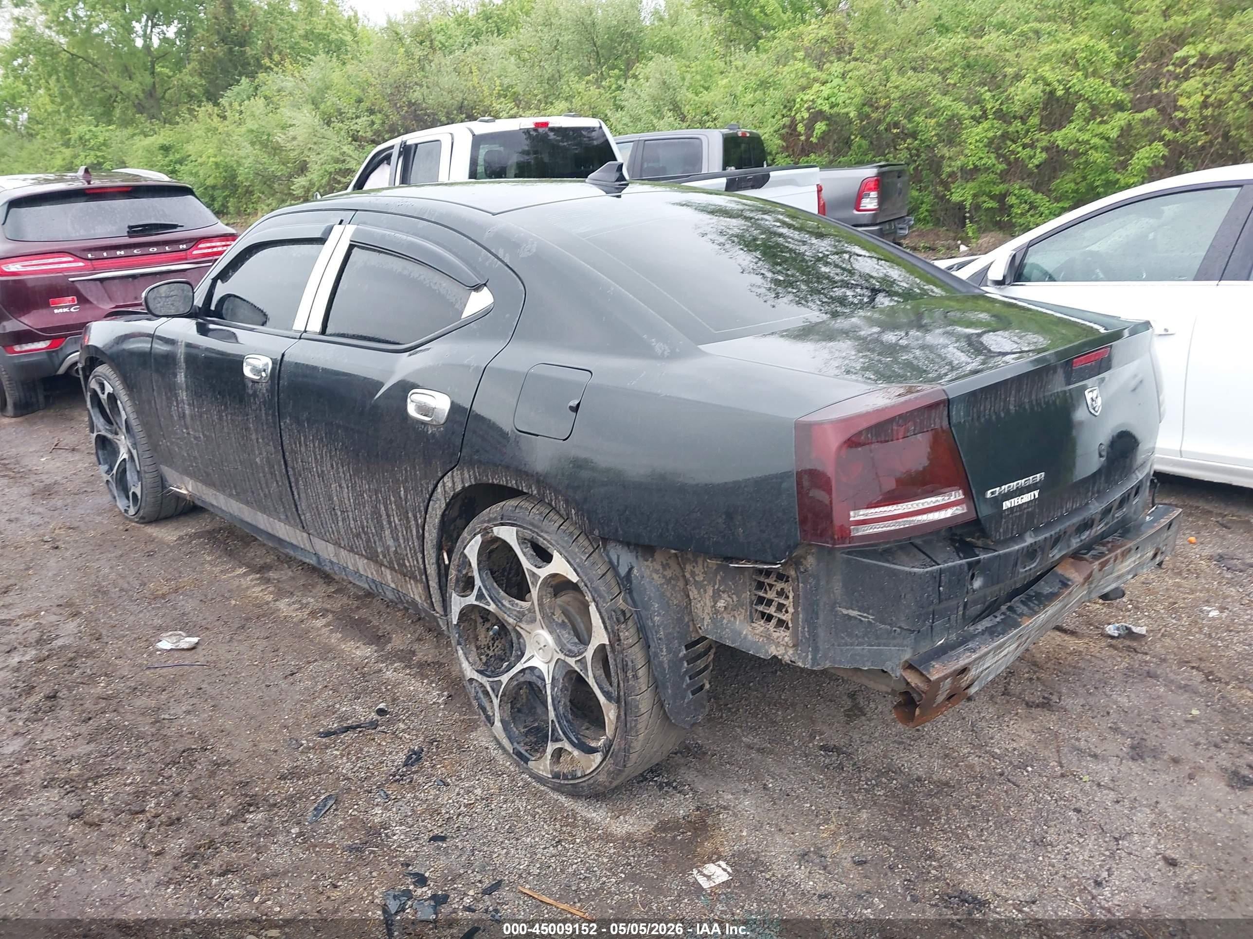 2008 Dodge Charger   Black vin: 2B3KA43R48H247604