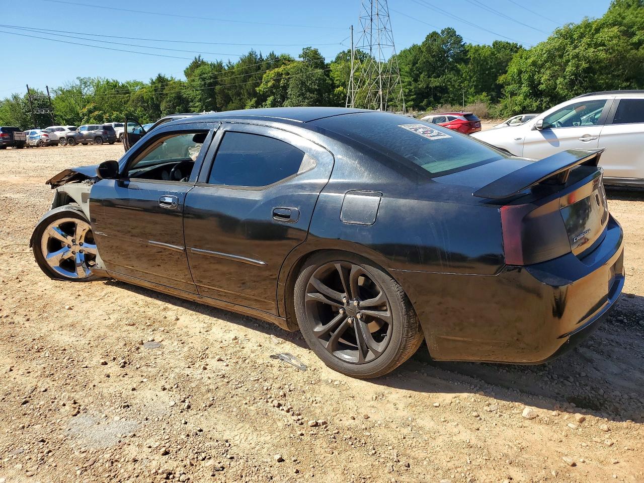 2007 Dodge Charger Se Черный vin: 2B3KA43R57H705195