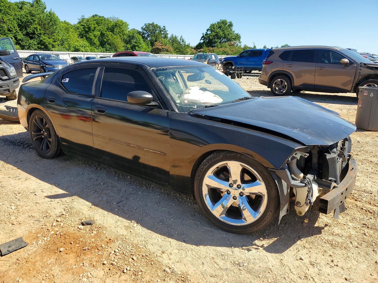 2007 Dodge Charger Se Черный vin: 2B3KA43R57H705195