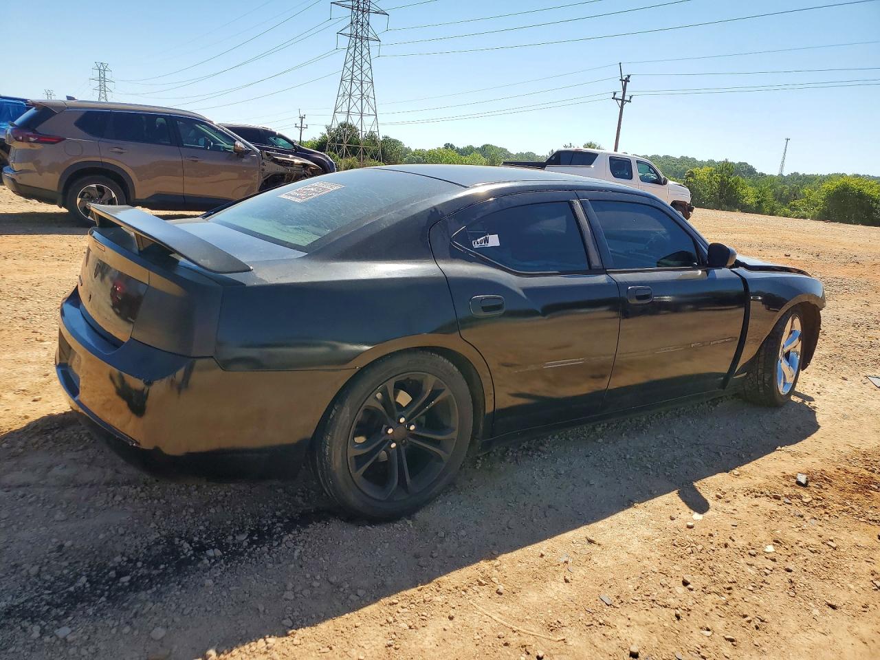 2007 Dodge Charger Se Черный vin: 2B3KA43R57H705195