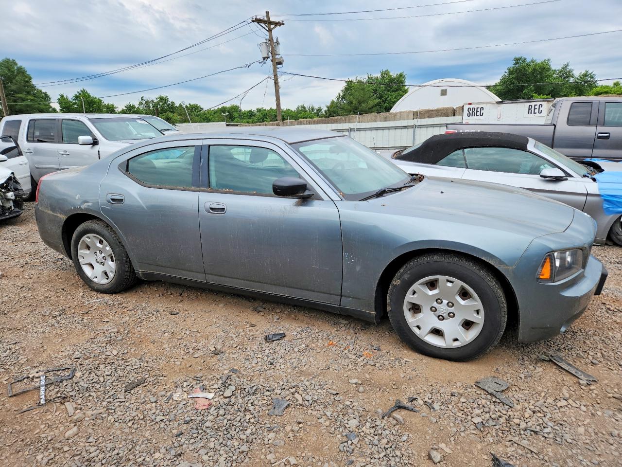 2007 Dodge Charger Se Gray vin: 2B3KA43R57H816877