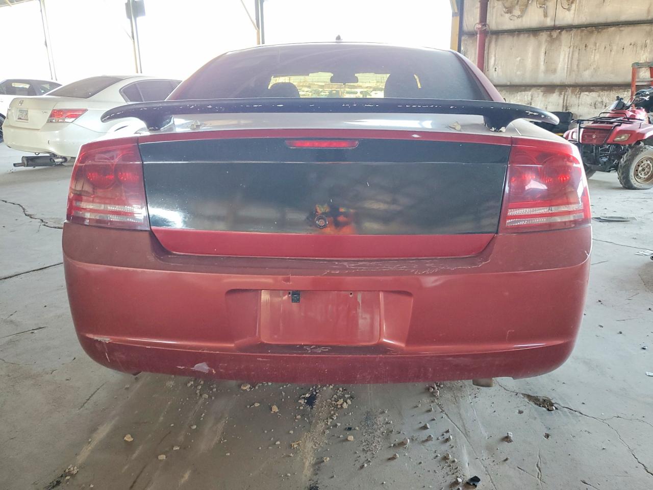 2008 Dodge Charger Red vin: 2B3KA43R58H194749