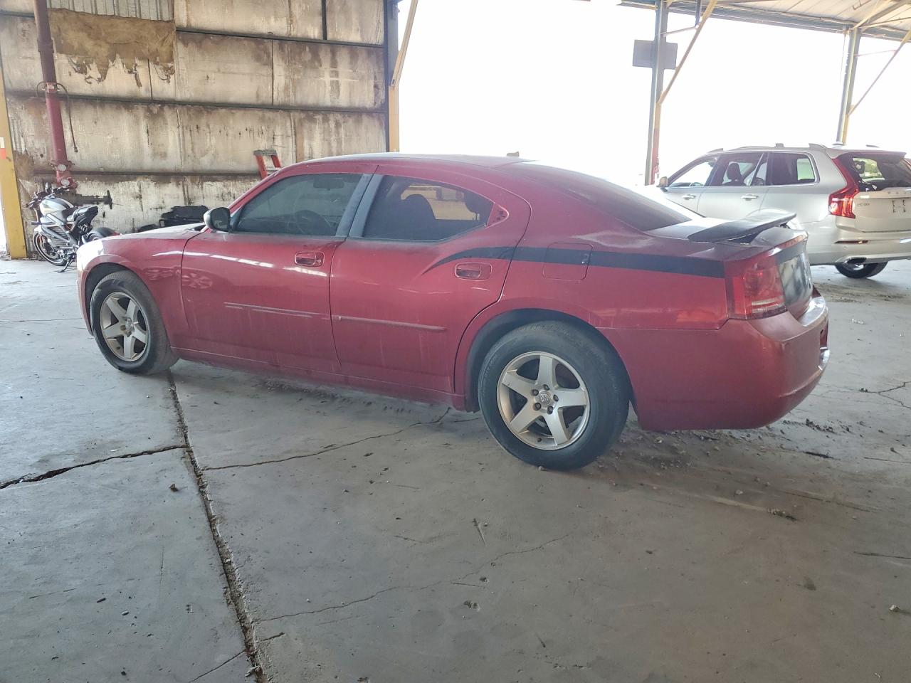 2008 Dodge Charger Red vin: 2B3KA43R58H194749