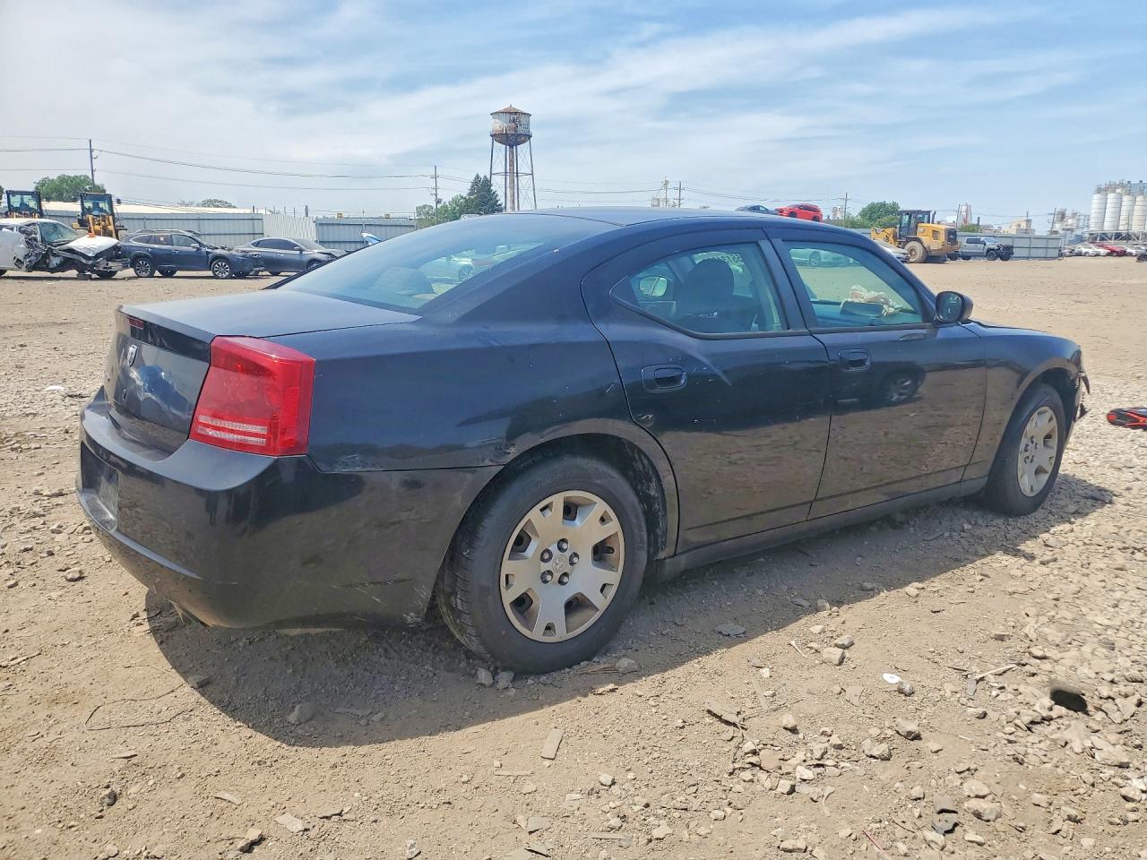 2007 Dodge Charger Se Черный vin: 2B3KA43R67H847460
