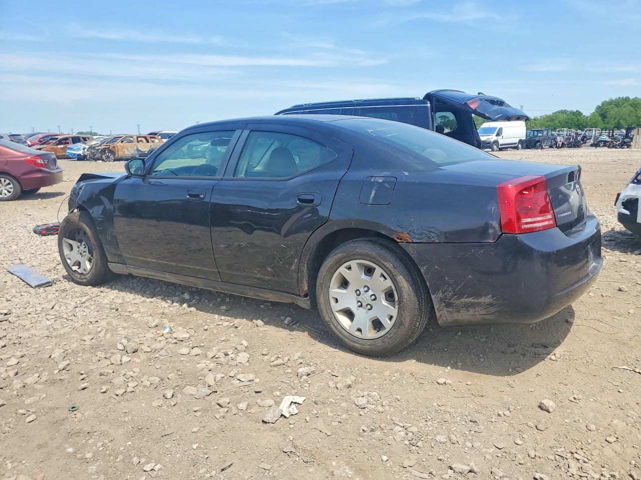 2007 Dodge Charger Se Черный vin: 2B3KA43R67H847460
