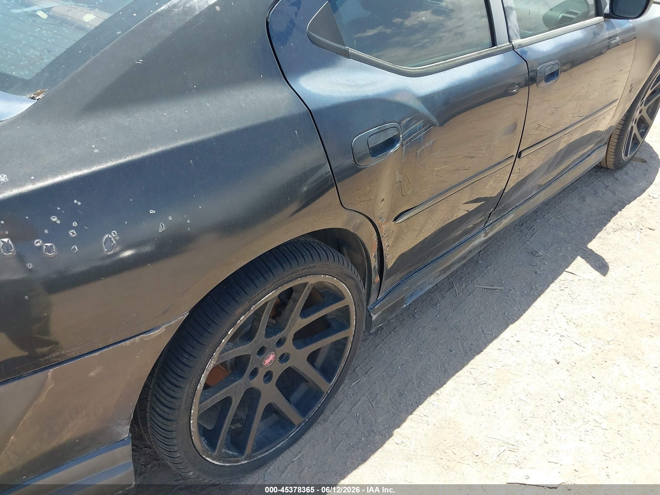 2008 Dodge Charger   Black vin: 2B3KA43R68H277221