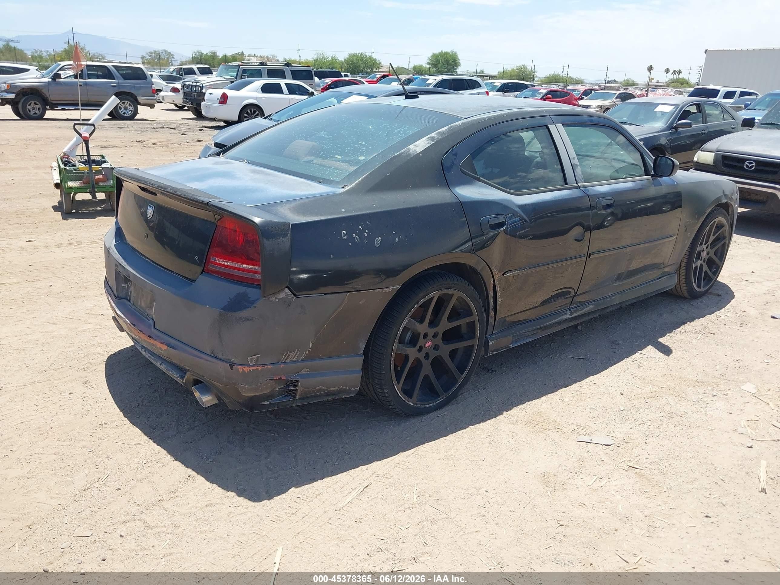 2008 Dodge Charger   Black vin: 2B3KA43R68H277221