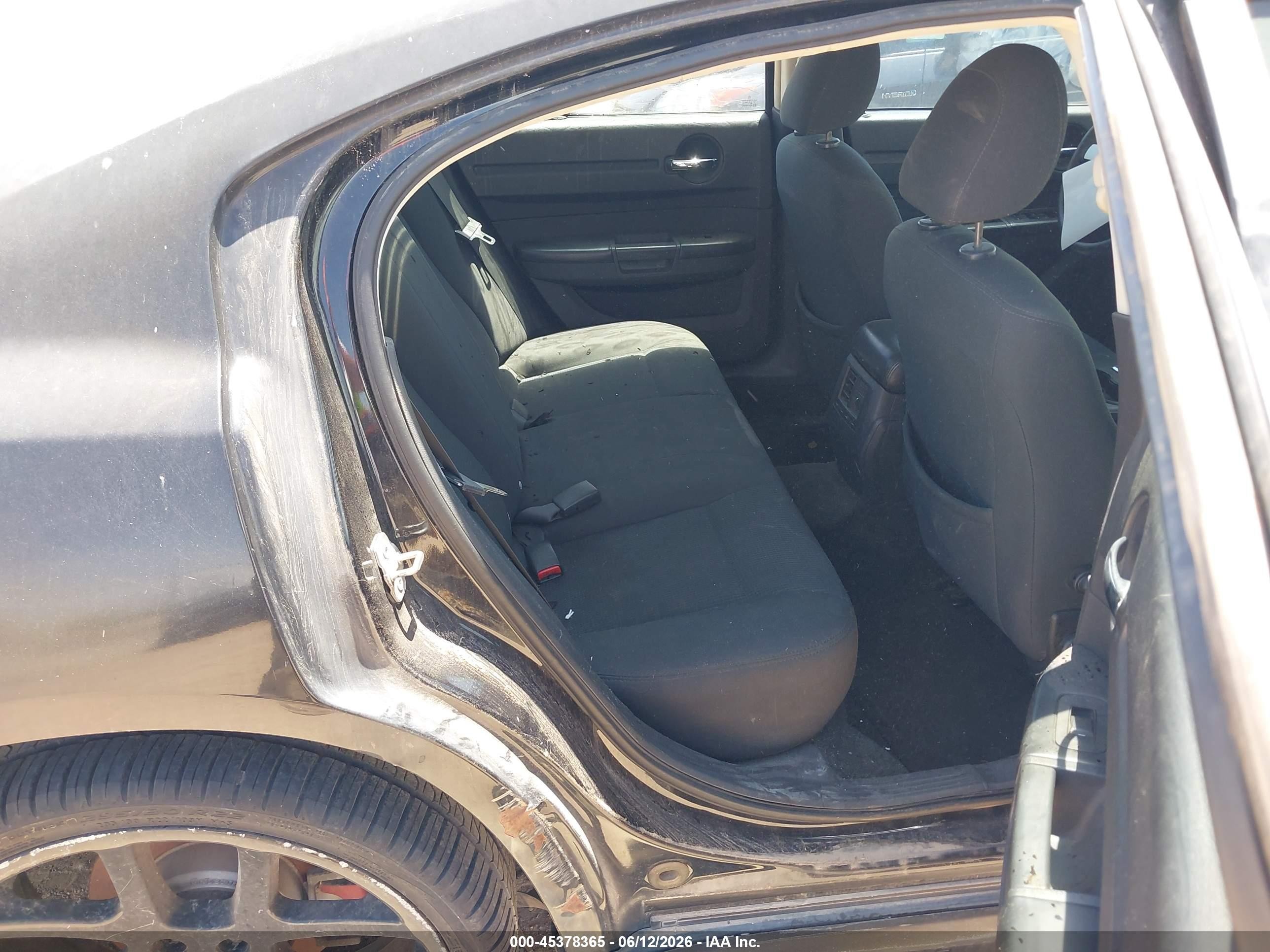 2008 Dodge Charger   Black vin: 2B3KA43R68H277221