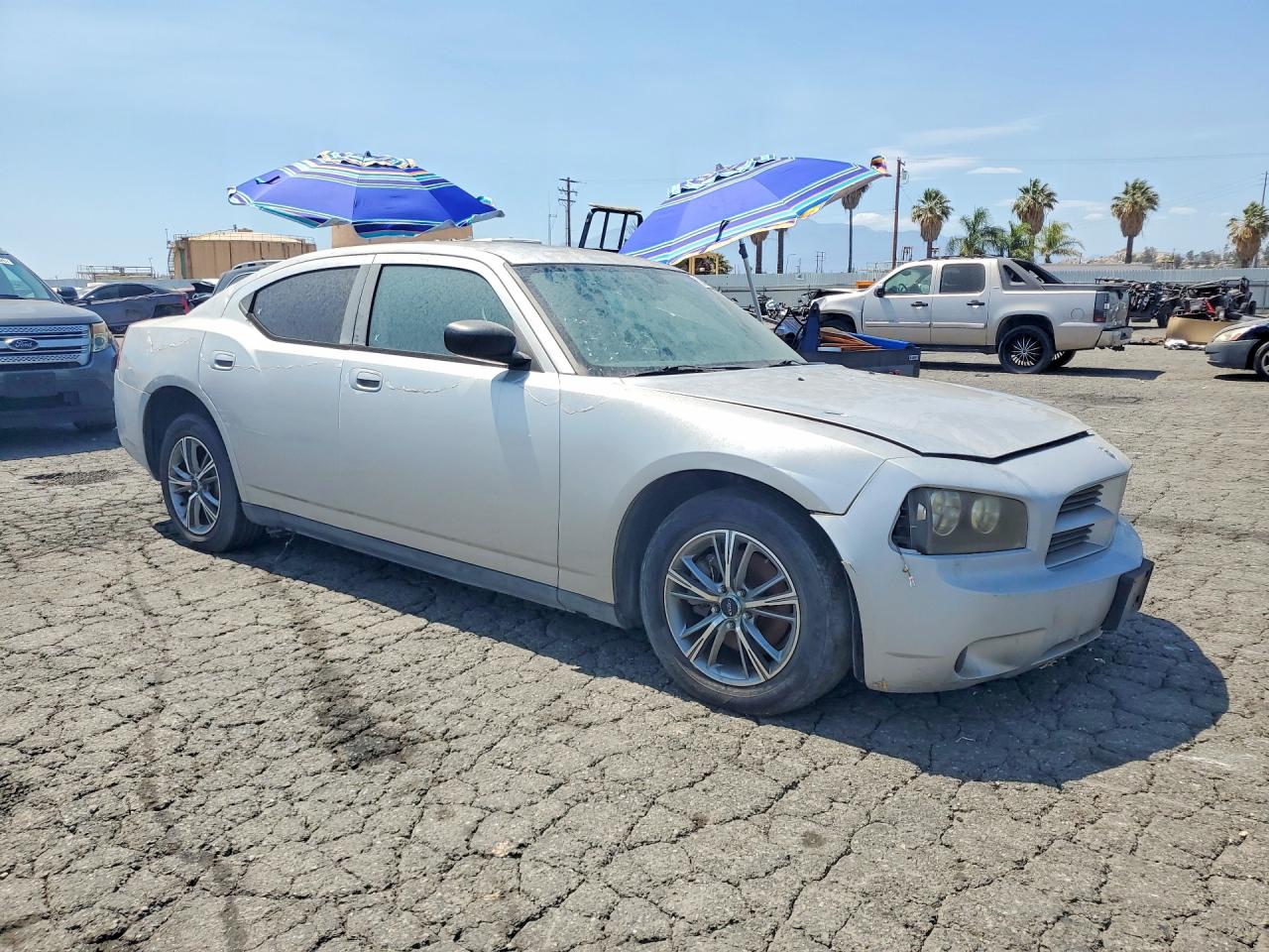 2007 Dodge Charger Se Silver vin: 2B3KA43R77H843580