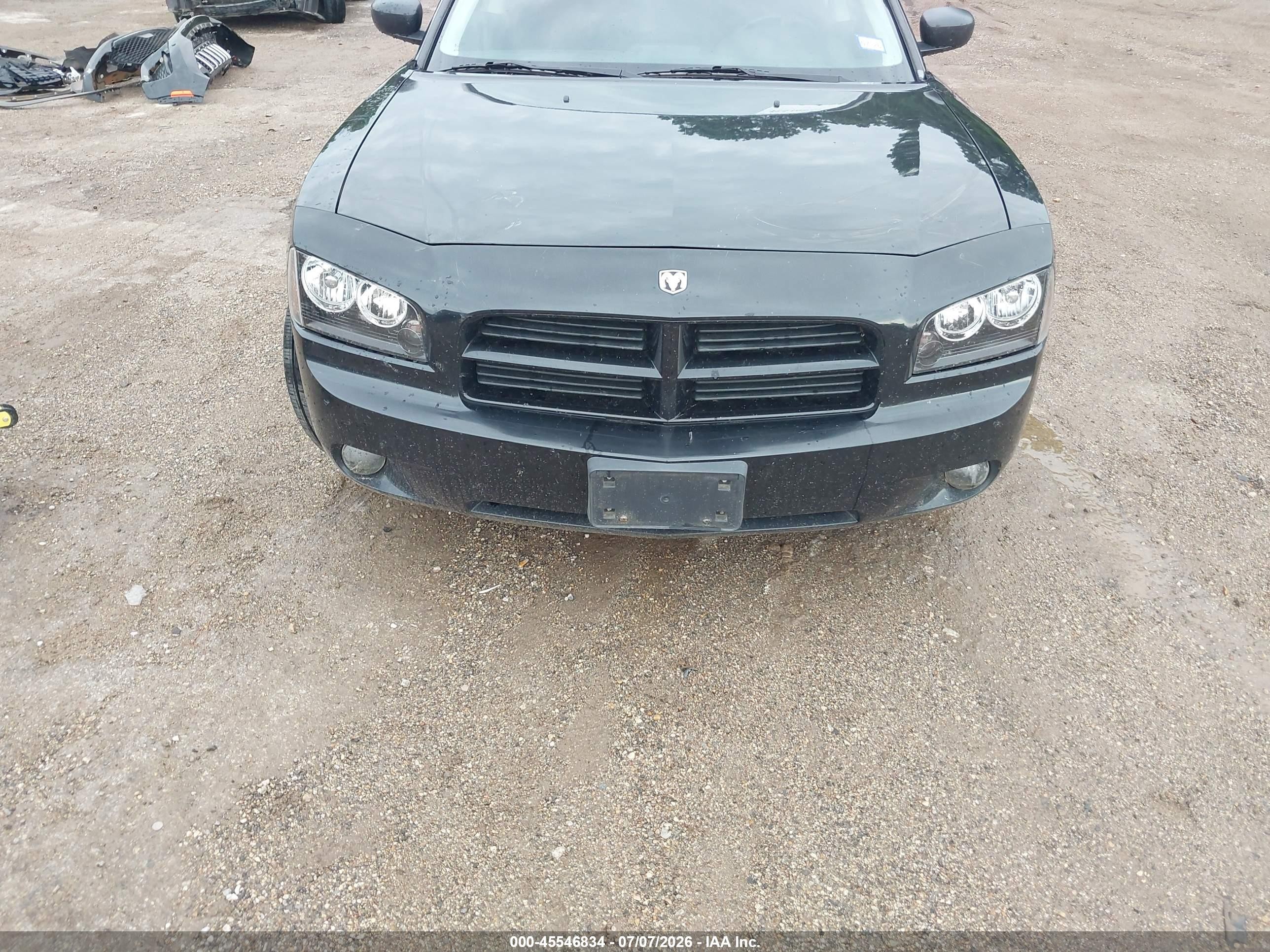 2008 Dodge Charger   Black vin: 2B3KA43R78H105988