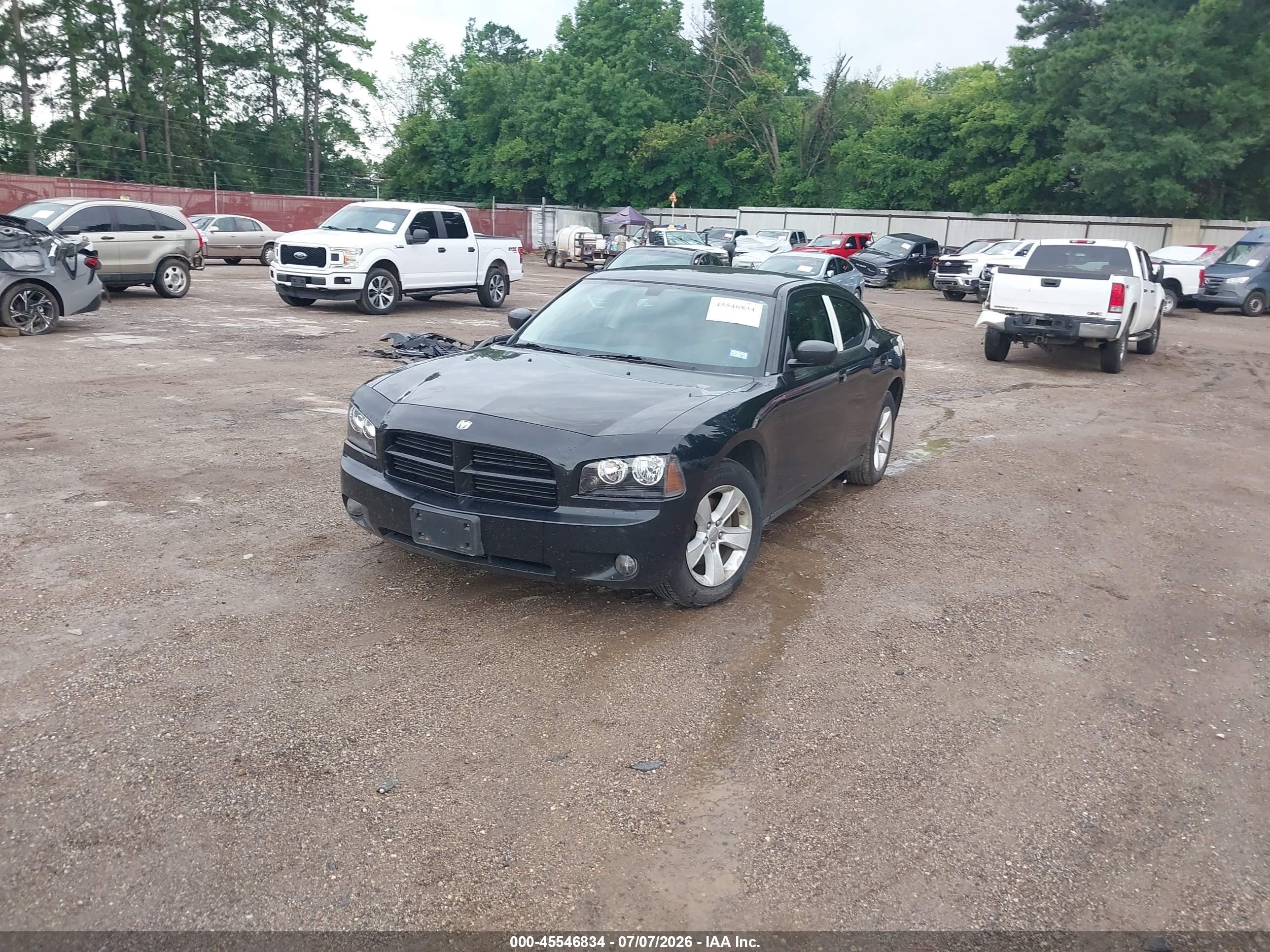 2008 Dodge Charger   Black vin: 2B3KA43R78H105988