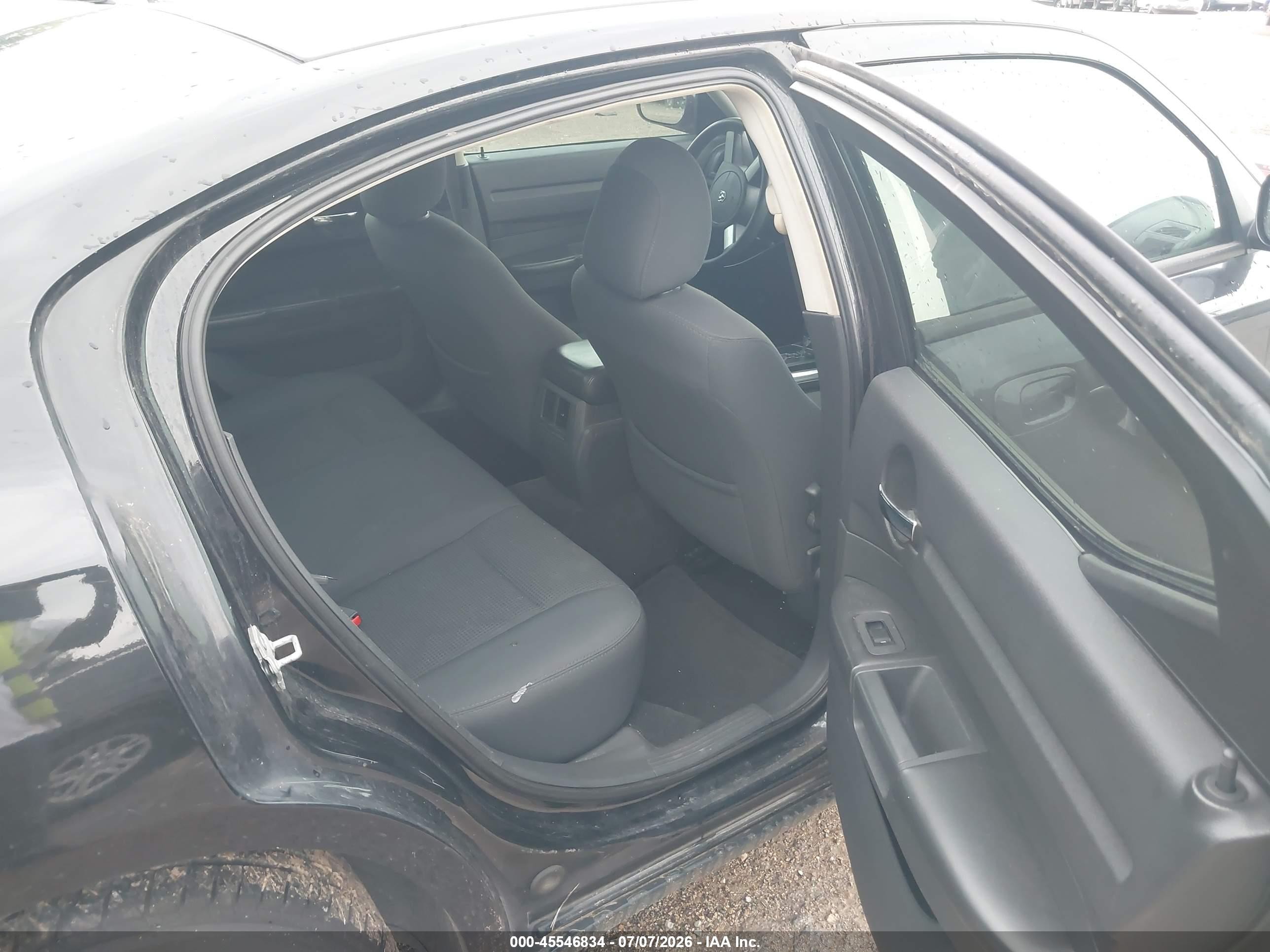 2008 Dodge Charger   Black vin: 2B3KA43R78H105988