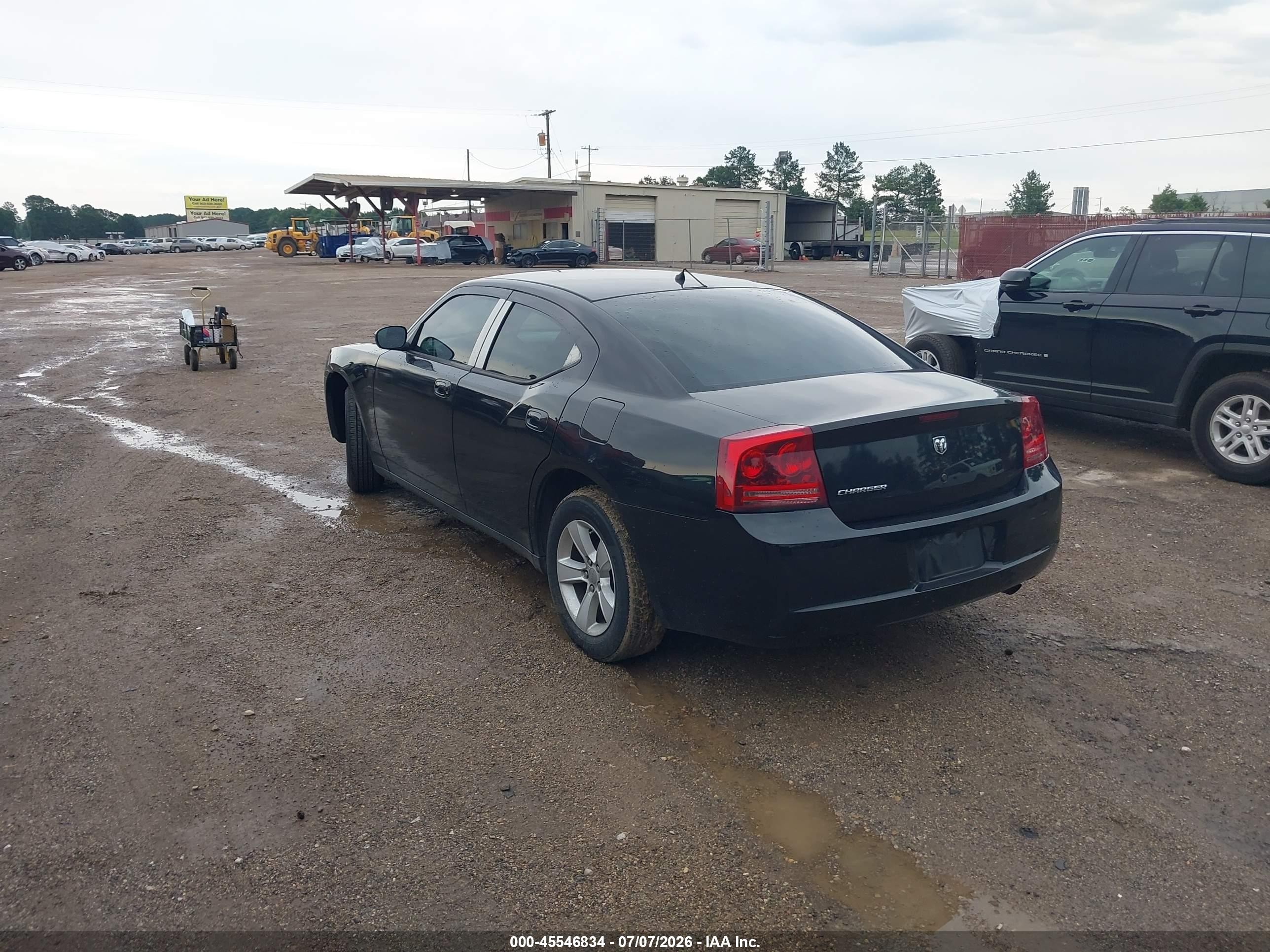 2008 Dodge Charger   Black vin: 2B3KA43R78H105988