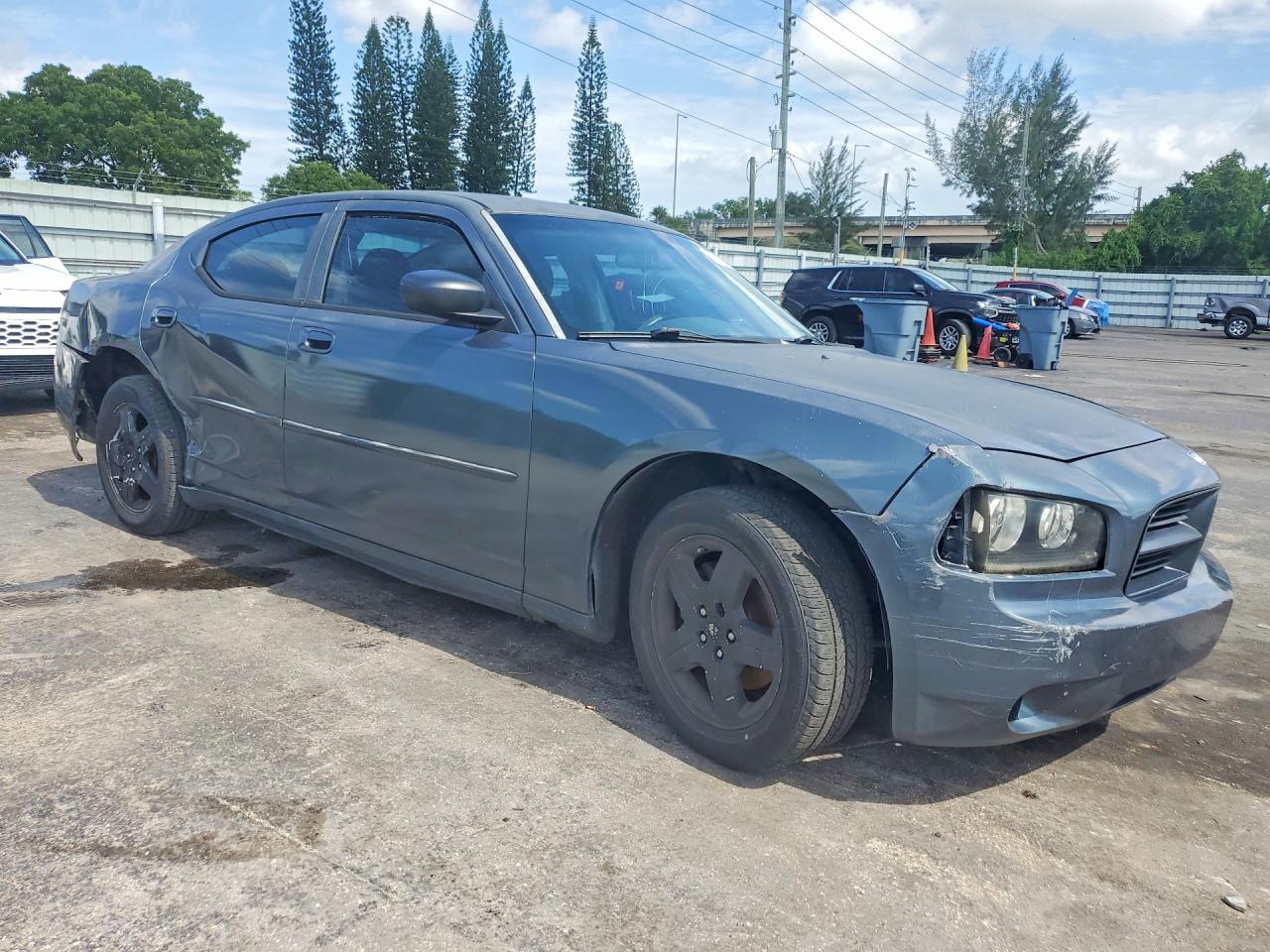 2007 Dodge Charger Se Gray vin: 2B3KA43R87H797001