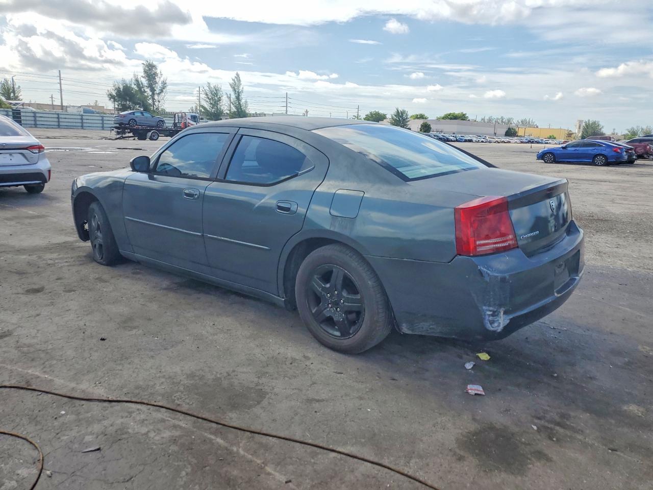 2007 Dodge Charger Se Gray vin: 2B3KA43R87H797001