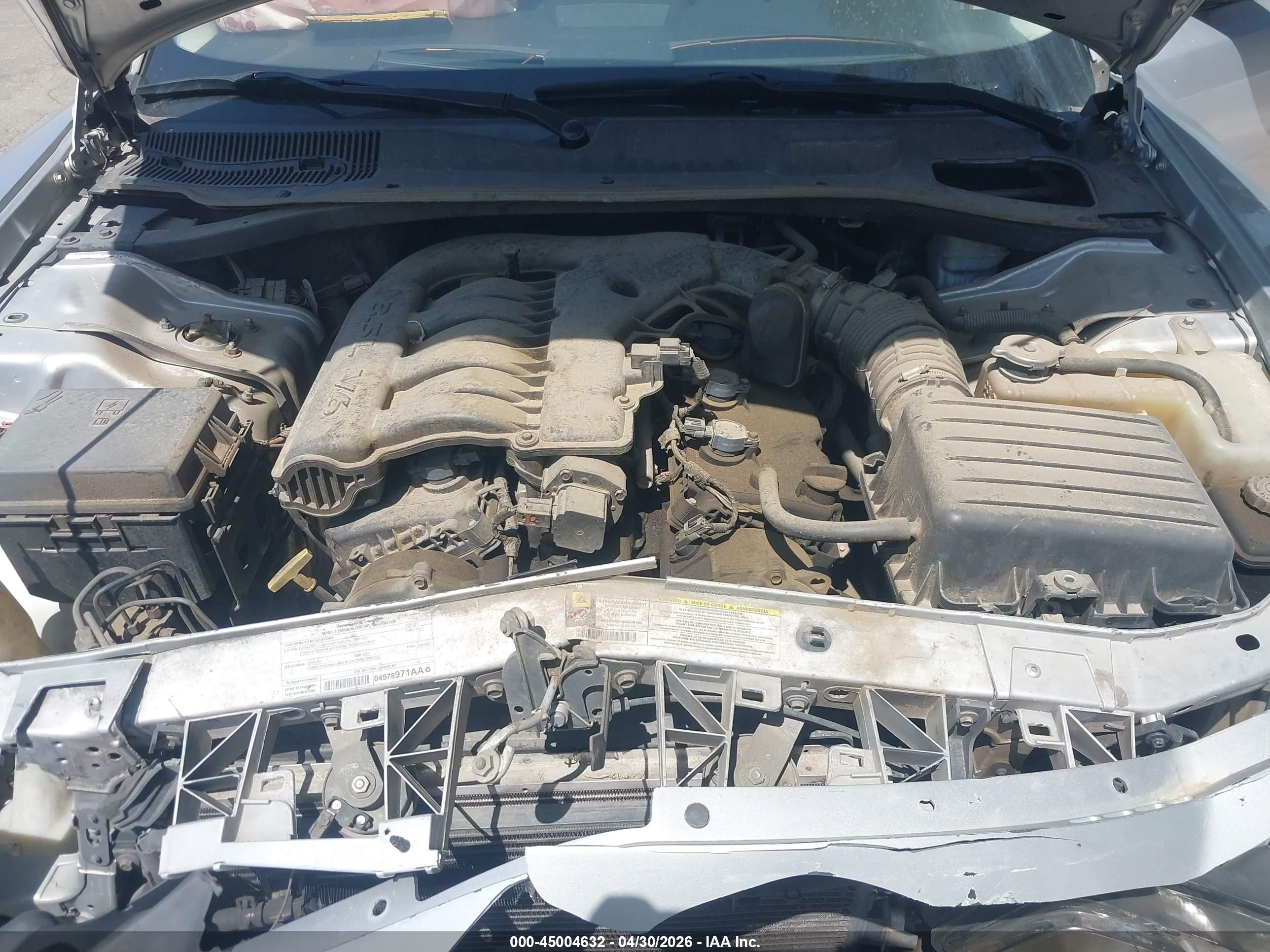 2008 Dodge Charger   Silver vin: 2B3KA43R88H326449