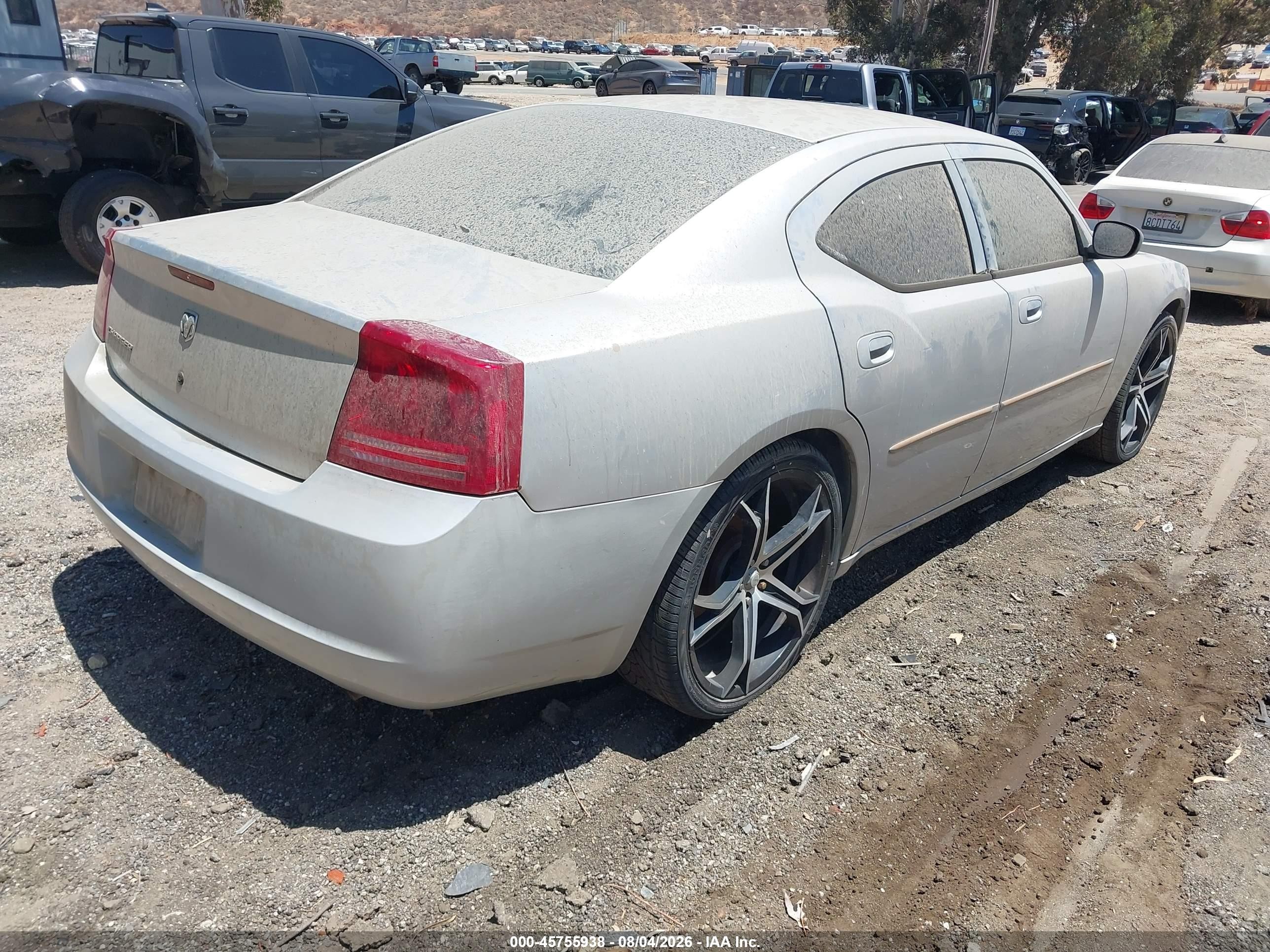 2006 Dodge Charger   Silver vin: 2B3KA43R96H379755