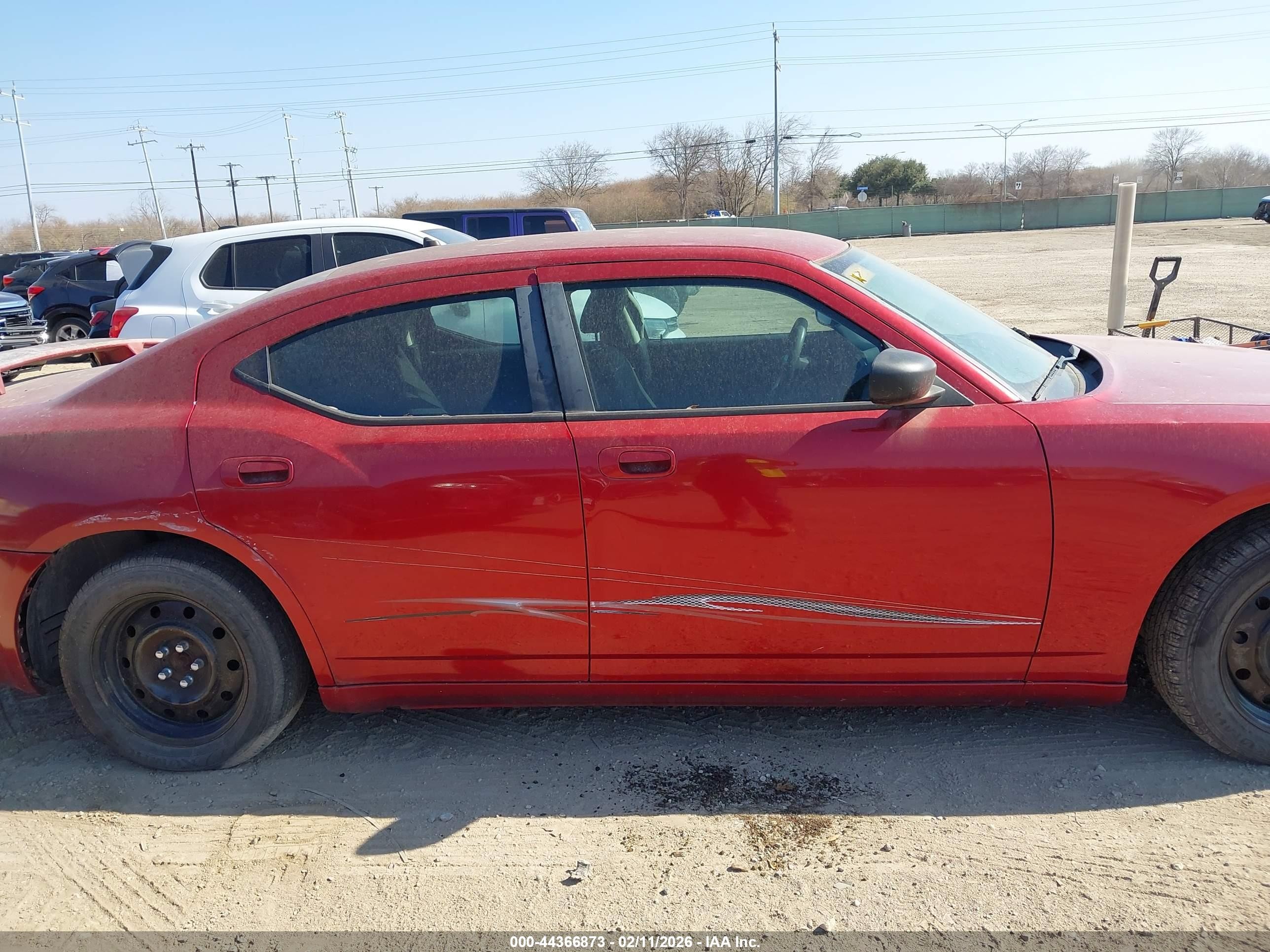 2008 Dodge Charger   Red vin: 2B3KA43RX8H324122