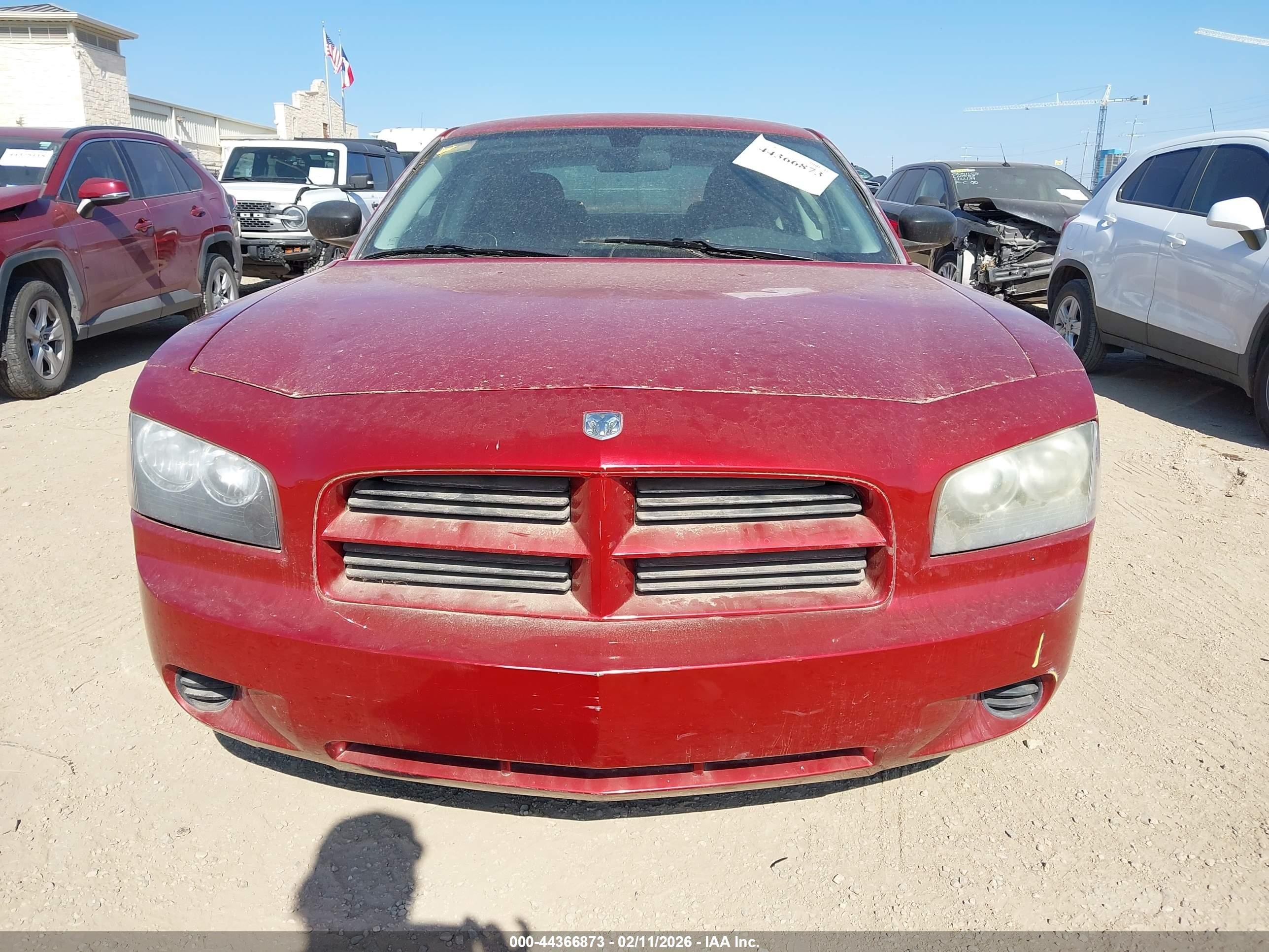 2008 Dodge Charger   Red vin: 2B3KA43RX8H324122