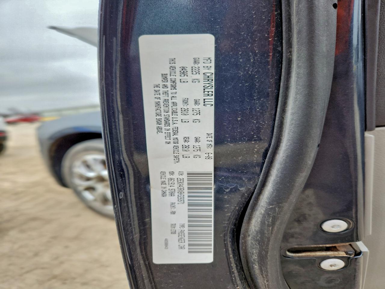 2008 Dodge Charger Blue vin: 2B3KA43RX8H326971