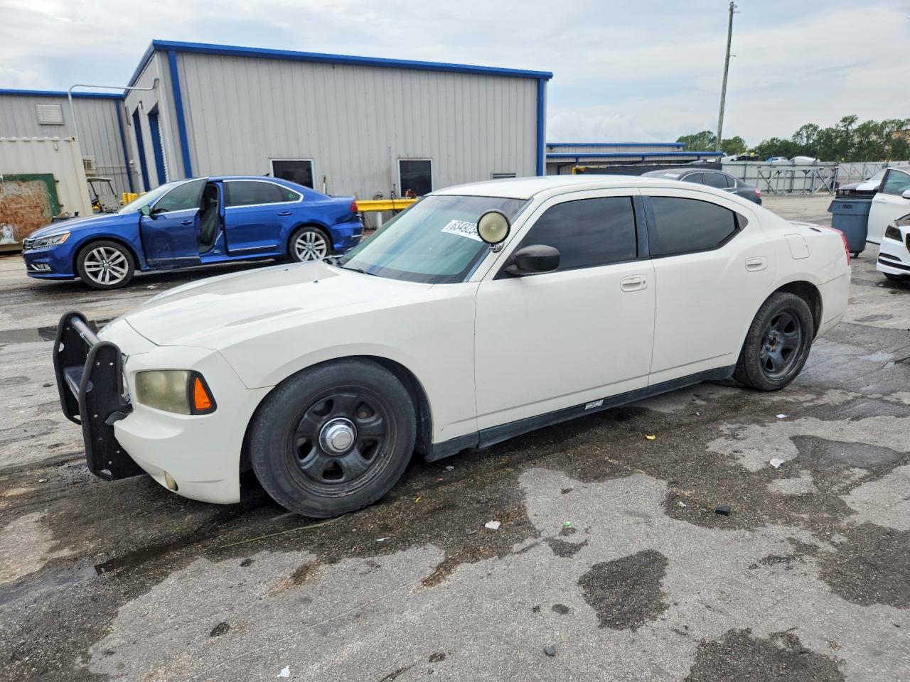 2009 Dodge Charger White vin: 2B3KA43T29H639817