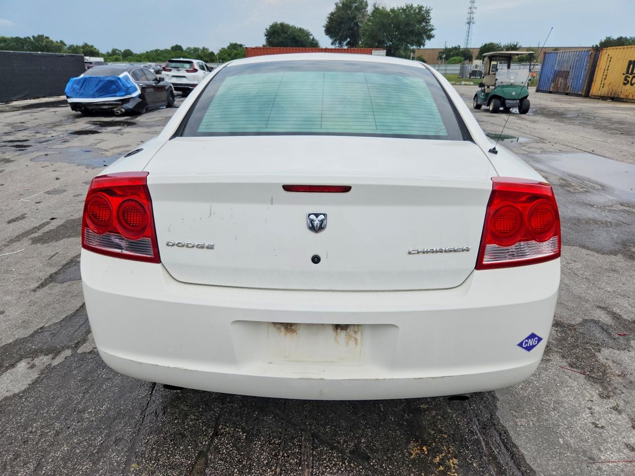 2009 Dodge Charger White vin: 2B3KA43T29H639817