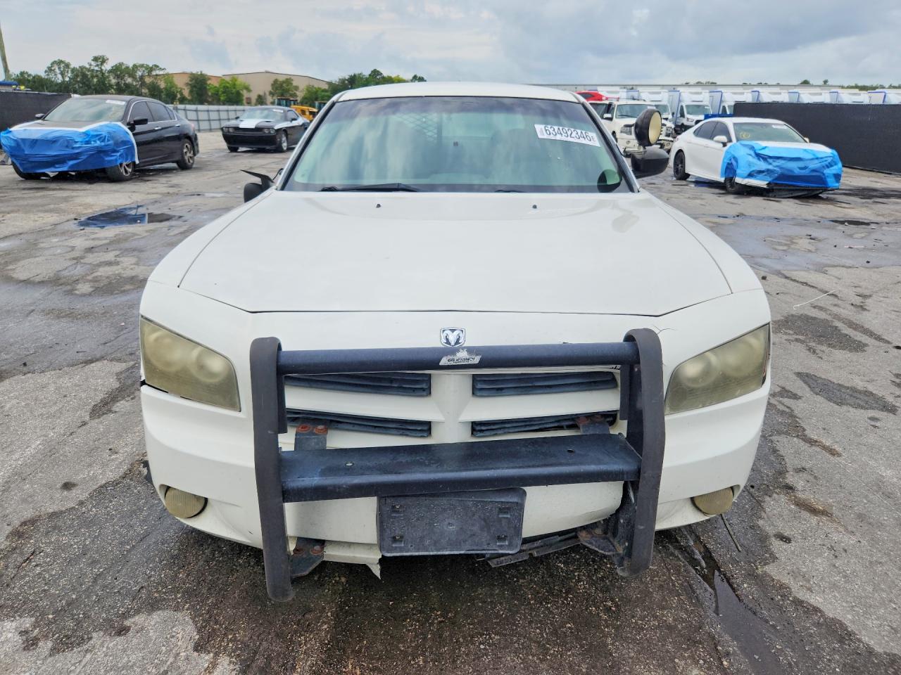 2009 Dodge Charger White vin: 2B3KA43T29H639817
