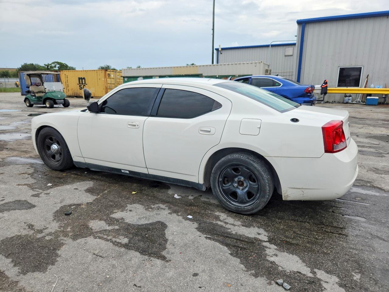 2009 Dodge Charger White vin: 2B3KA43T29H639817