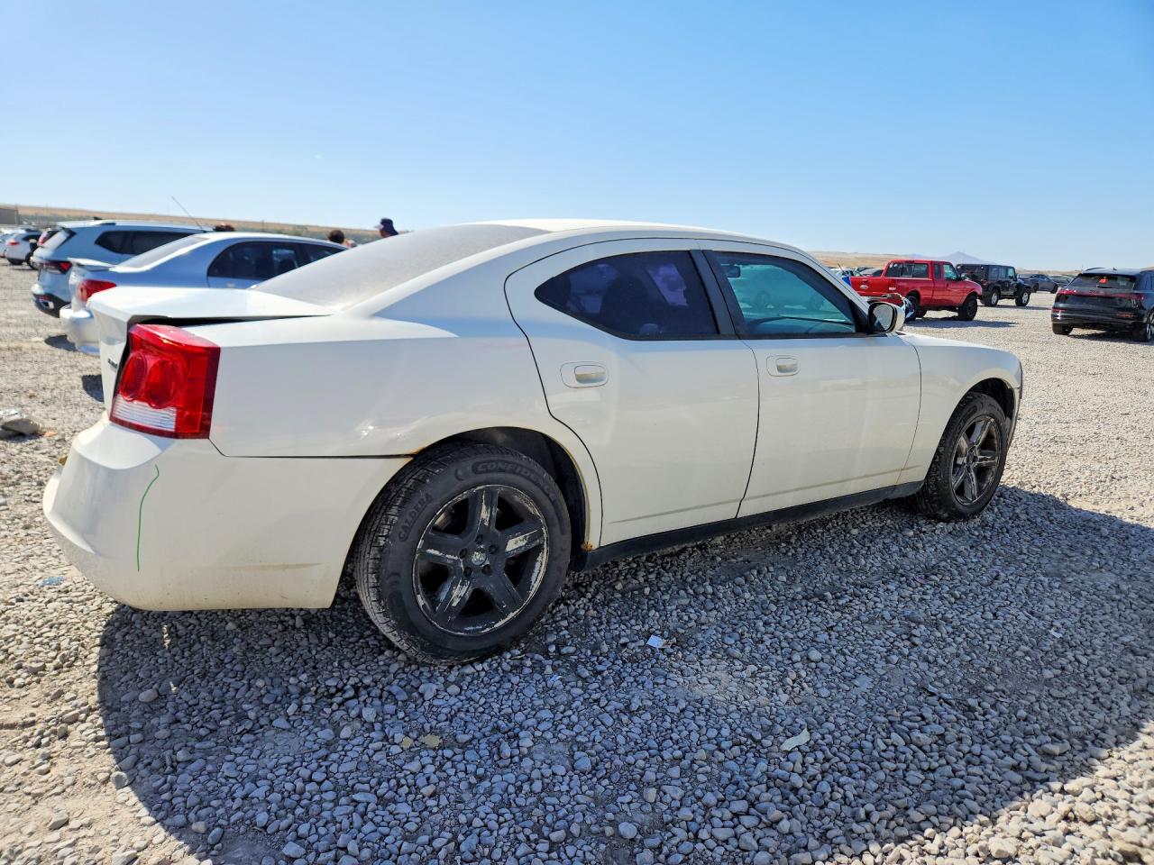 2009 Dodge Charger White vin: 2B3KA43T49H519307