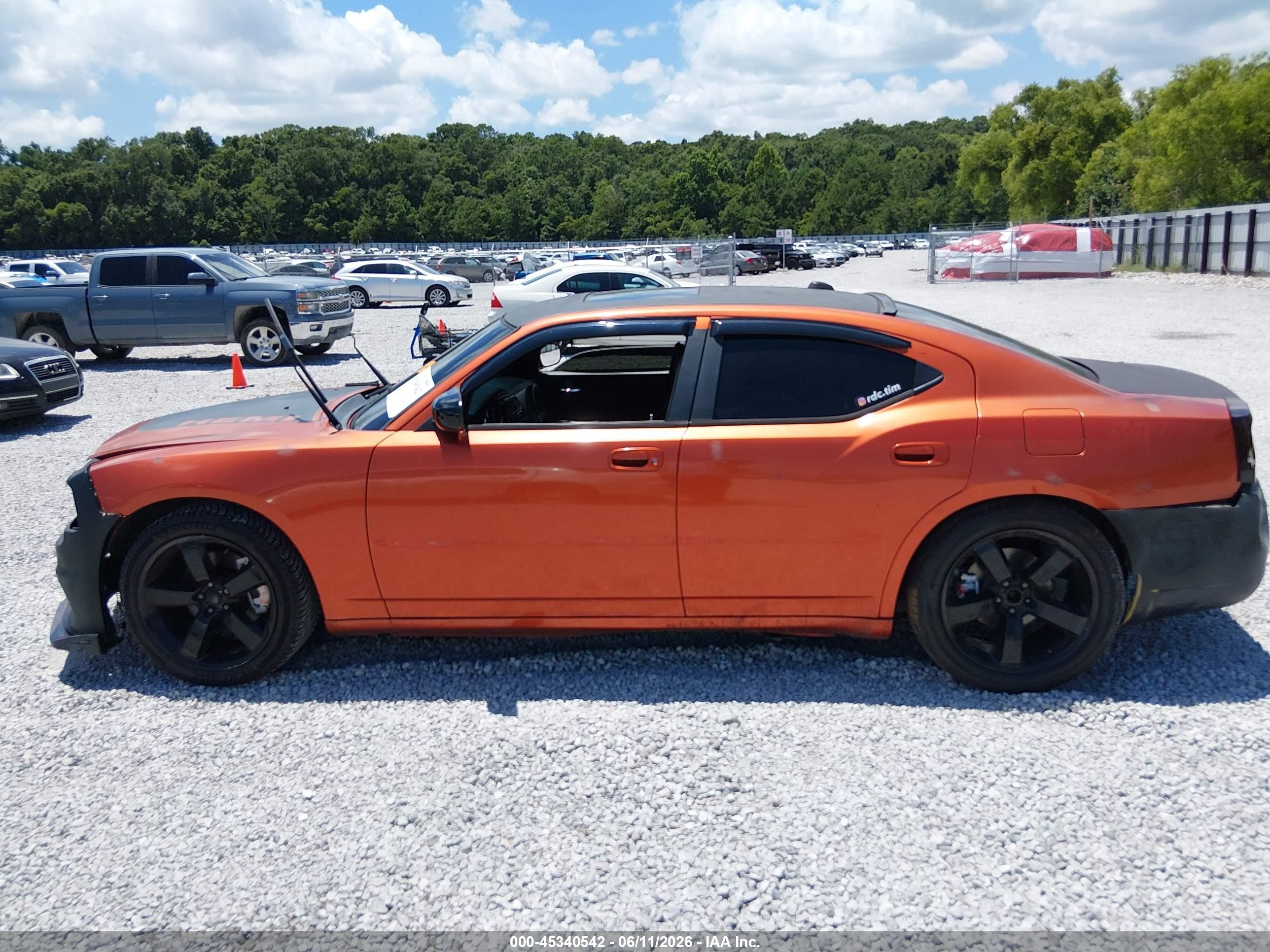 2006 Dodge Charger Rt Оранжевый vin: 2B3KA53H06H227540