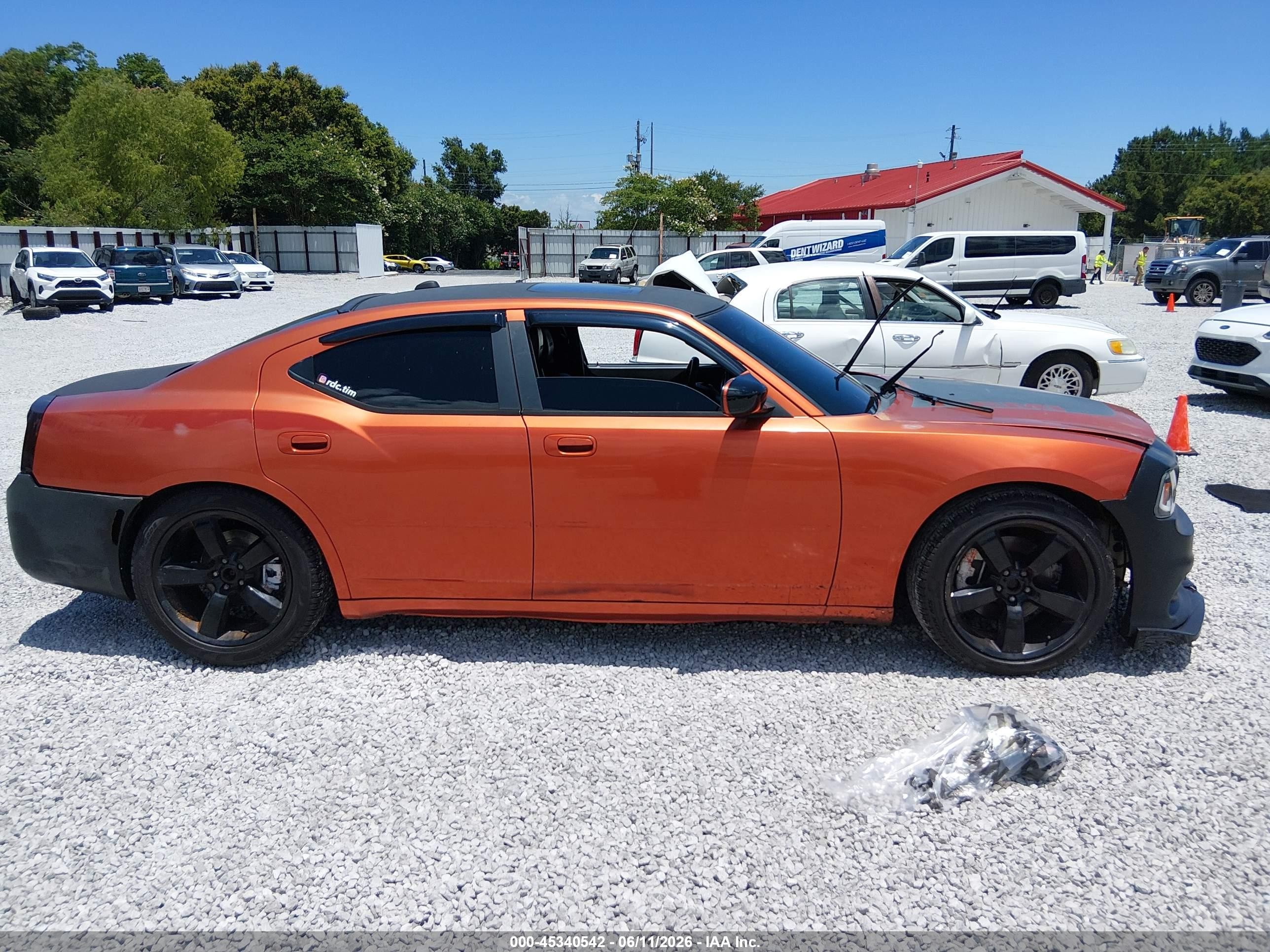 2006 Dodge Charger Rt Оранжевый vin: 2B3KA53H06H227540